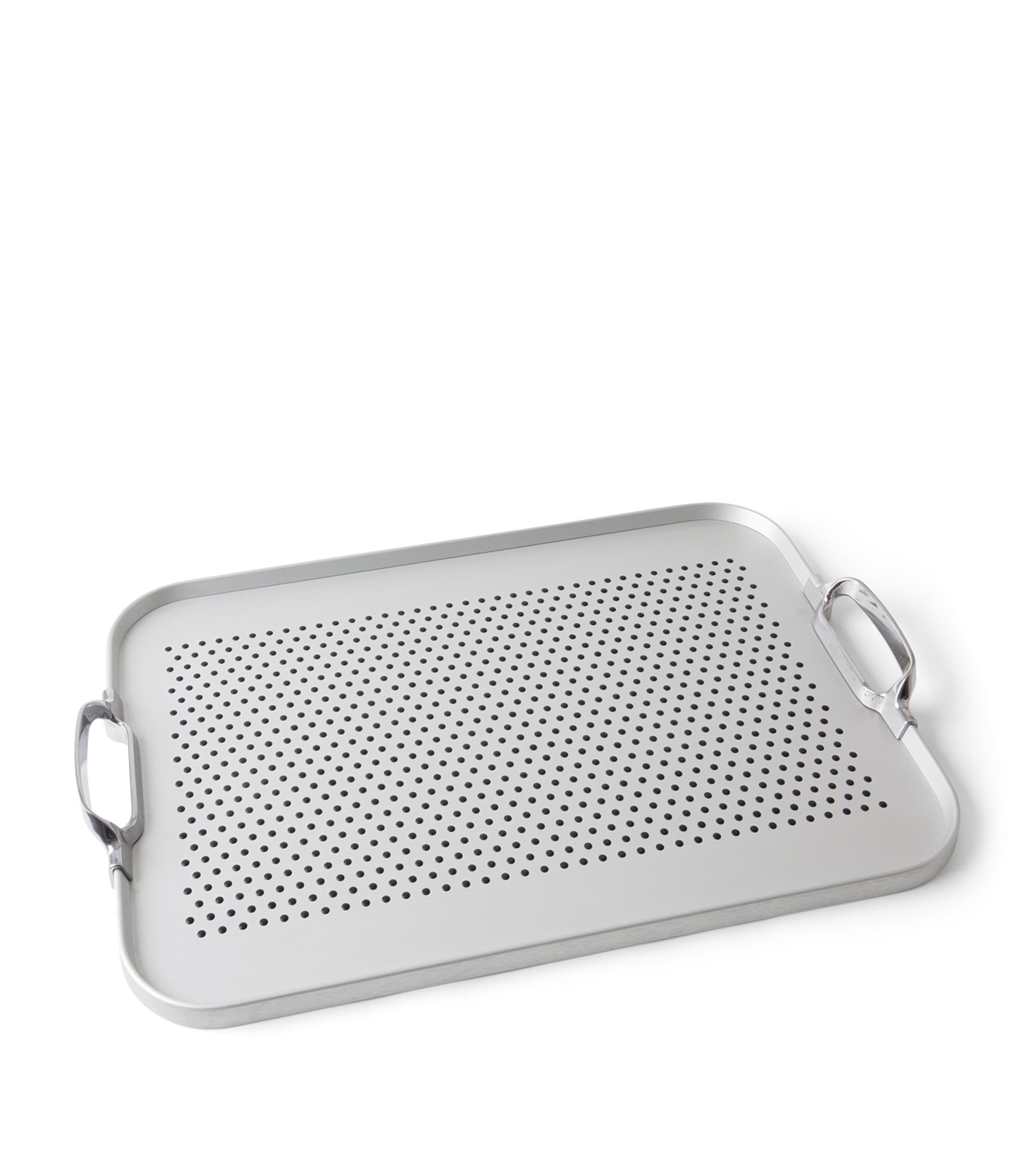 Kaymet Cut-Out Serving Tray Silver Image 1