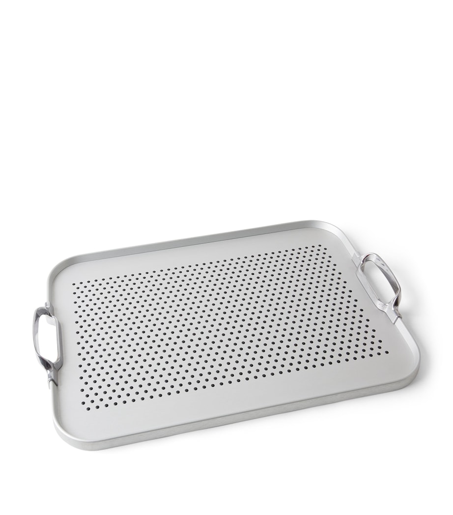 Kaymet Cut-Out Serving Tray Silver Image 1