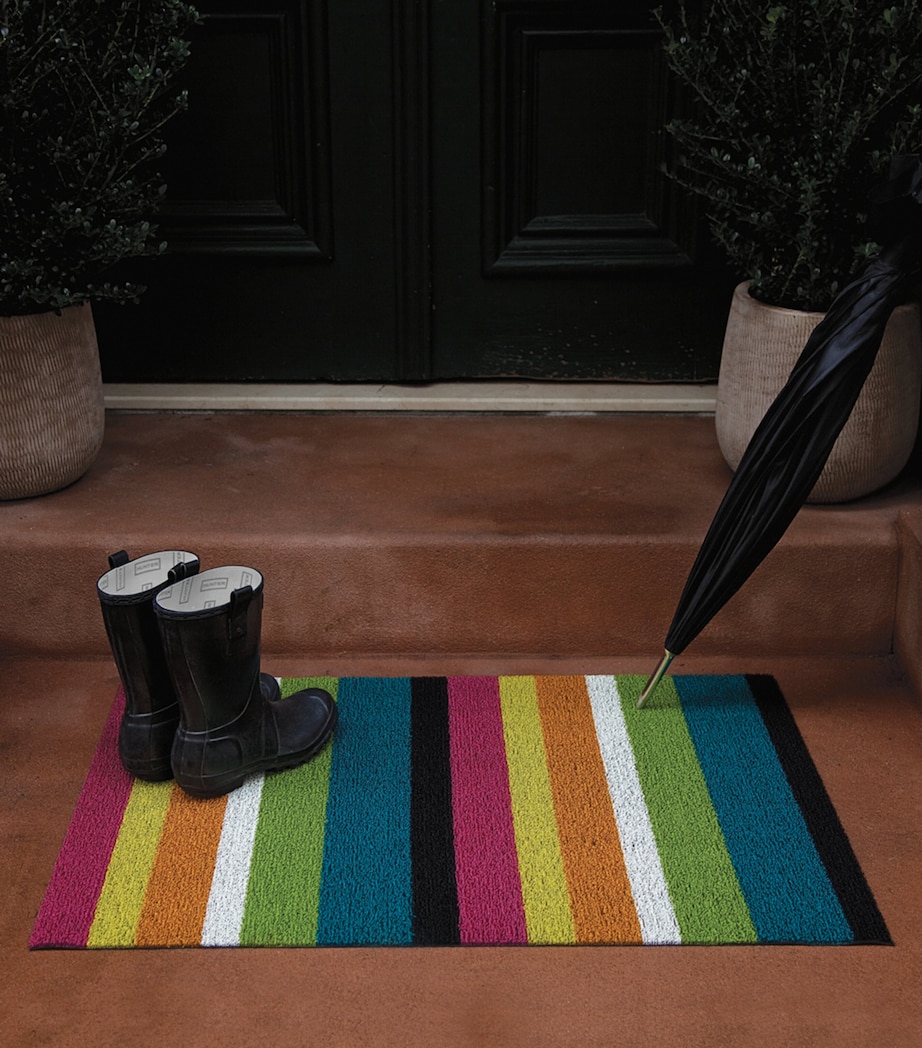 Bold Stripe Shag Utility Mat (61cm x 91cm) MULTI Image 2