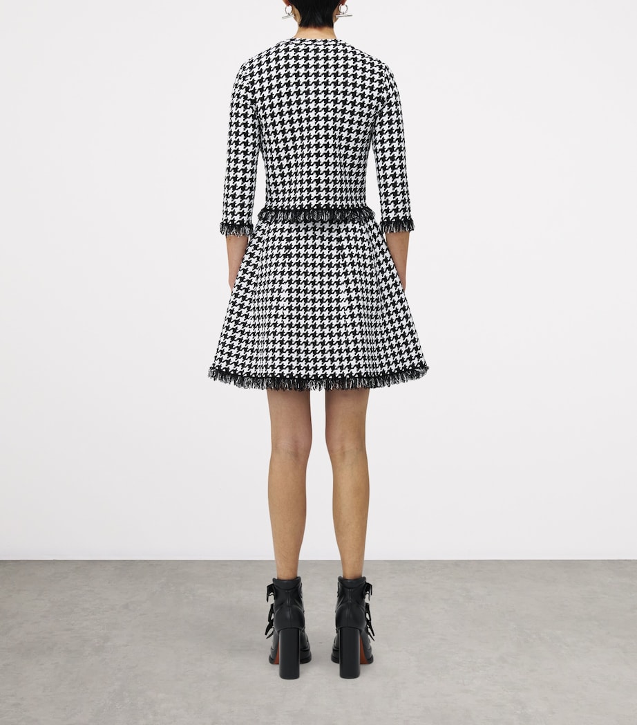 Frayed Houndstooth Cardigan 1080 Image 4