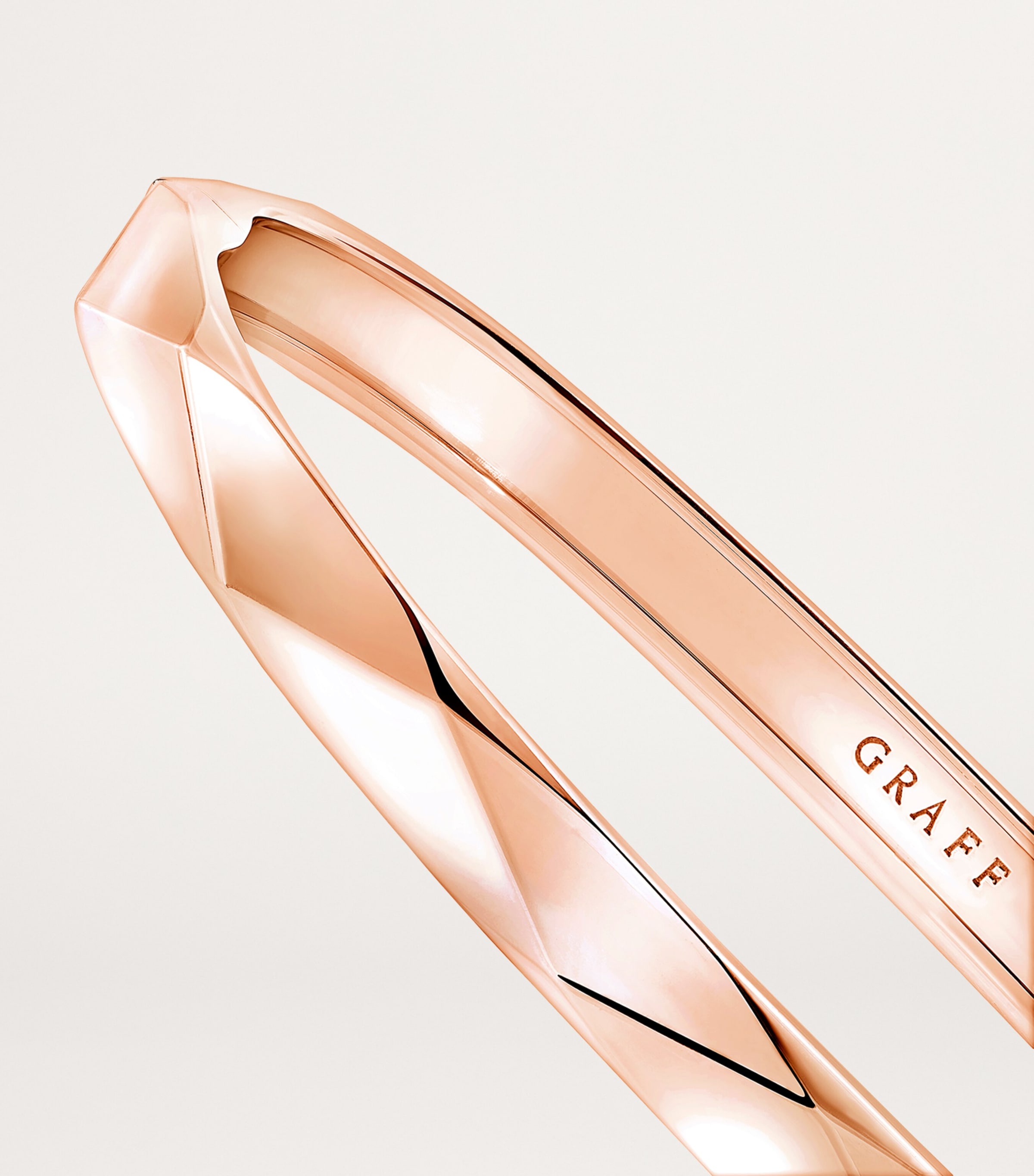 Rose Gold Laurence Graff Signature Bangle ROSE GOLD Image 3