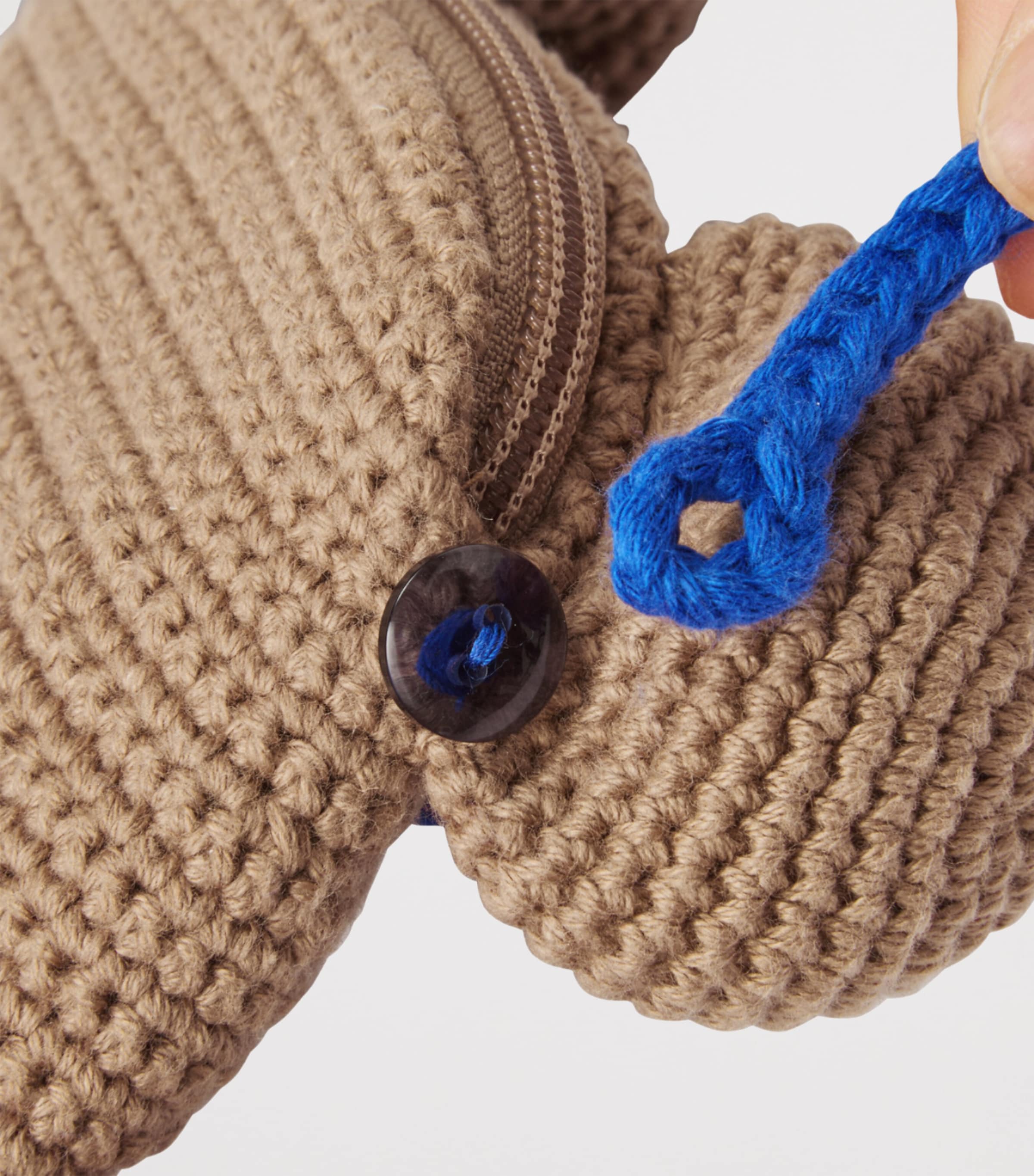 Miki House Knitted Bear Cross-Body Bag Image 4