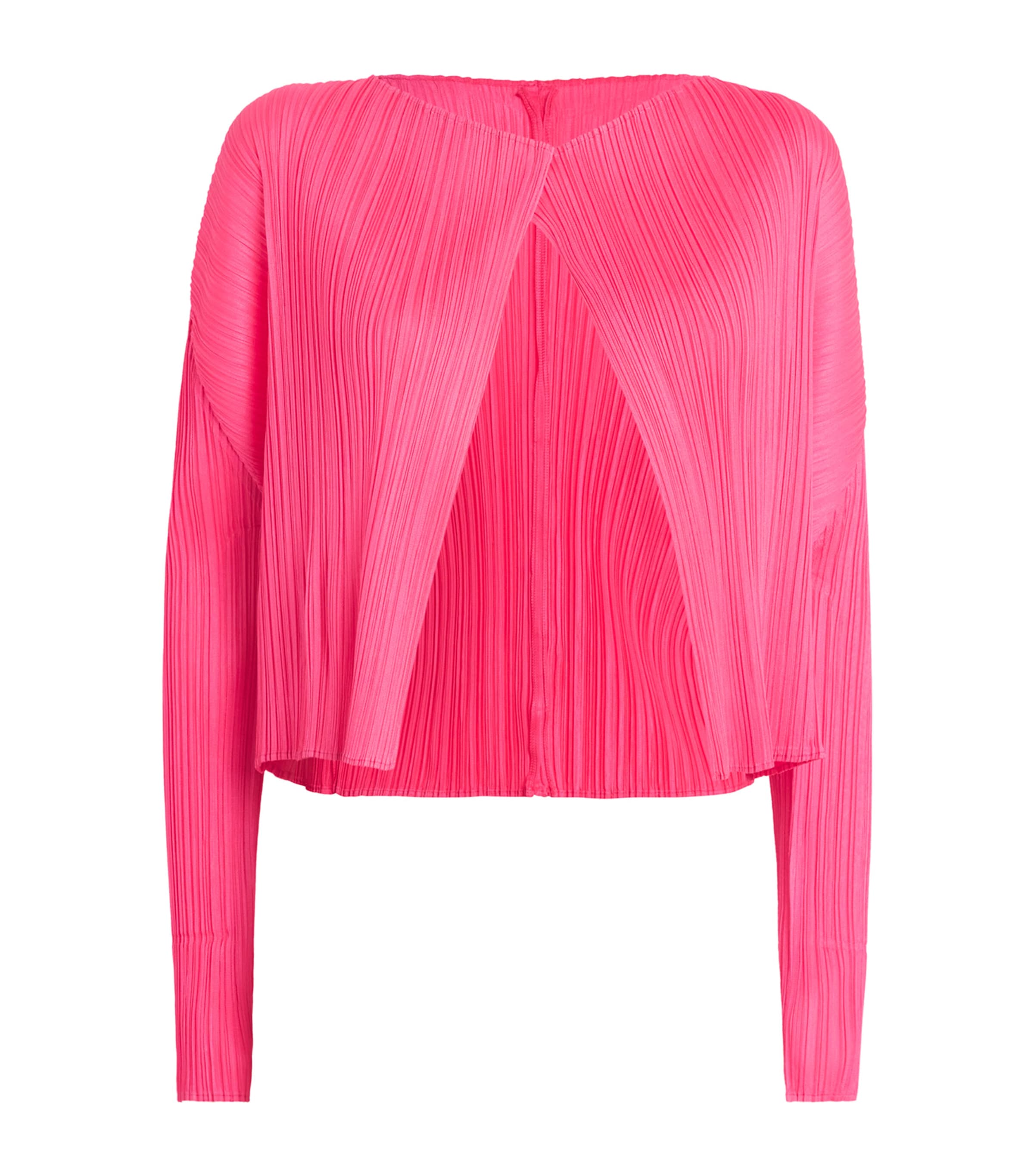 Issey Miyake Monthly Colors March Midi Dress And Cardigan