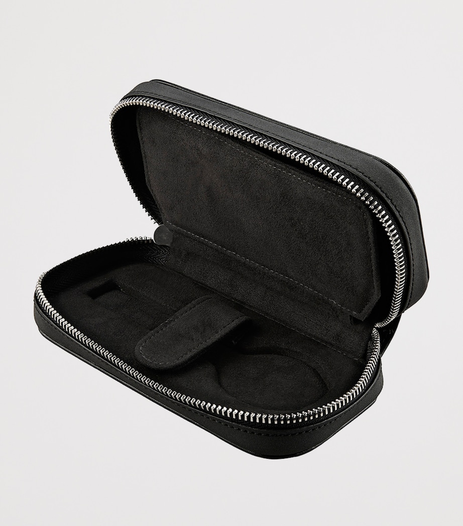 Philipp Double Watch Zip Case BLACK Image 4