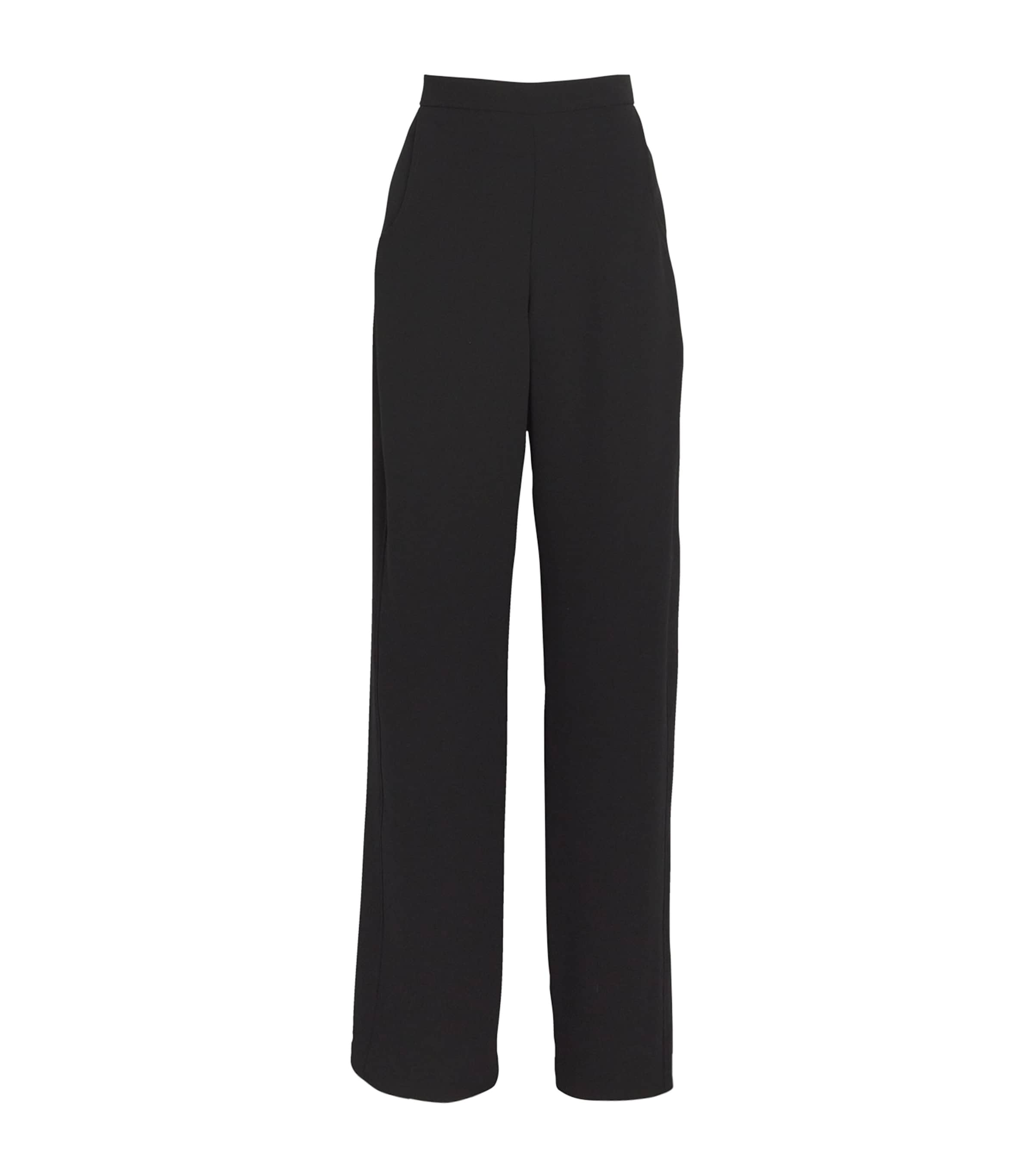 Edeline Lee Twist Tailored Trousers In Black