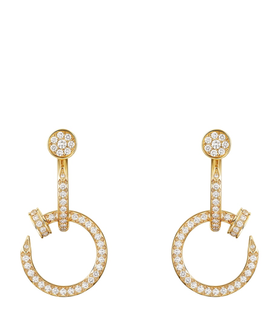 Yellow Gold and Diamond Juste un Clou Earrings YELLOW GOLD Image 1