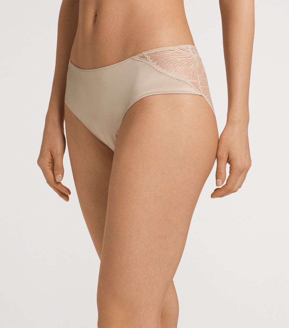 Lace-Trim Lilith Midi Briefs COFFEE QUARTZ Image 3