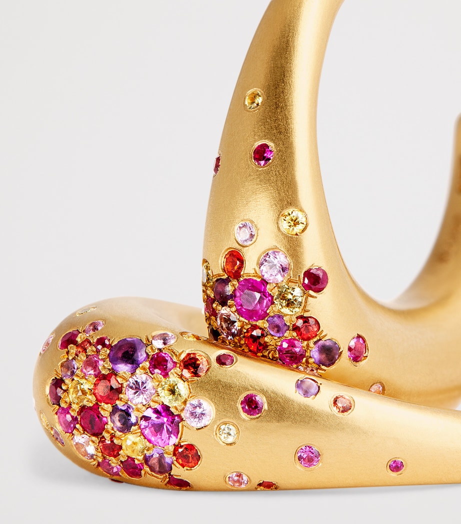 Yellow Gold and Sapphire My Muse Urban Summer Nights Earrings YELLOW GOLD Image 6