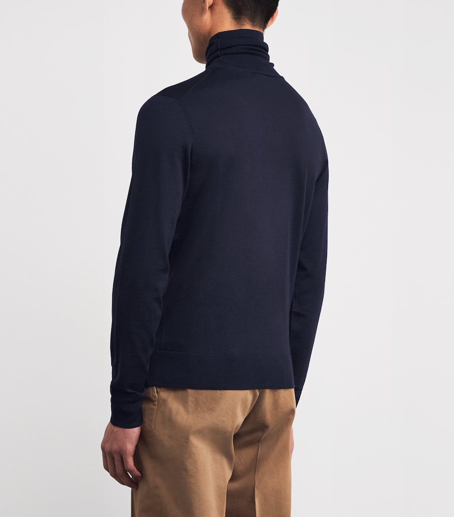 Wool-Silk-Cashmere Rollneck Sweater 810 Image 4