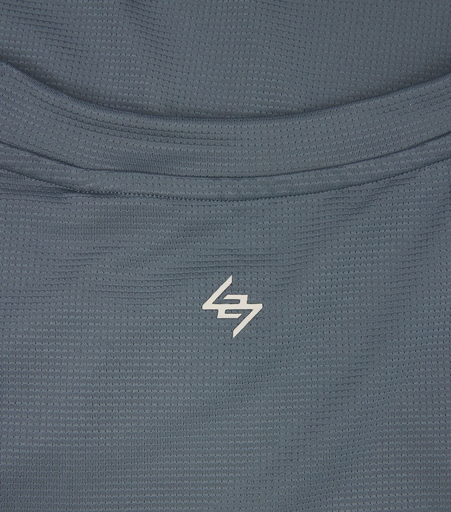 Represent 247 Mens Mesh DNA T-Shirt Dusky Navy Image 6