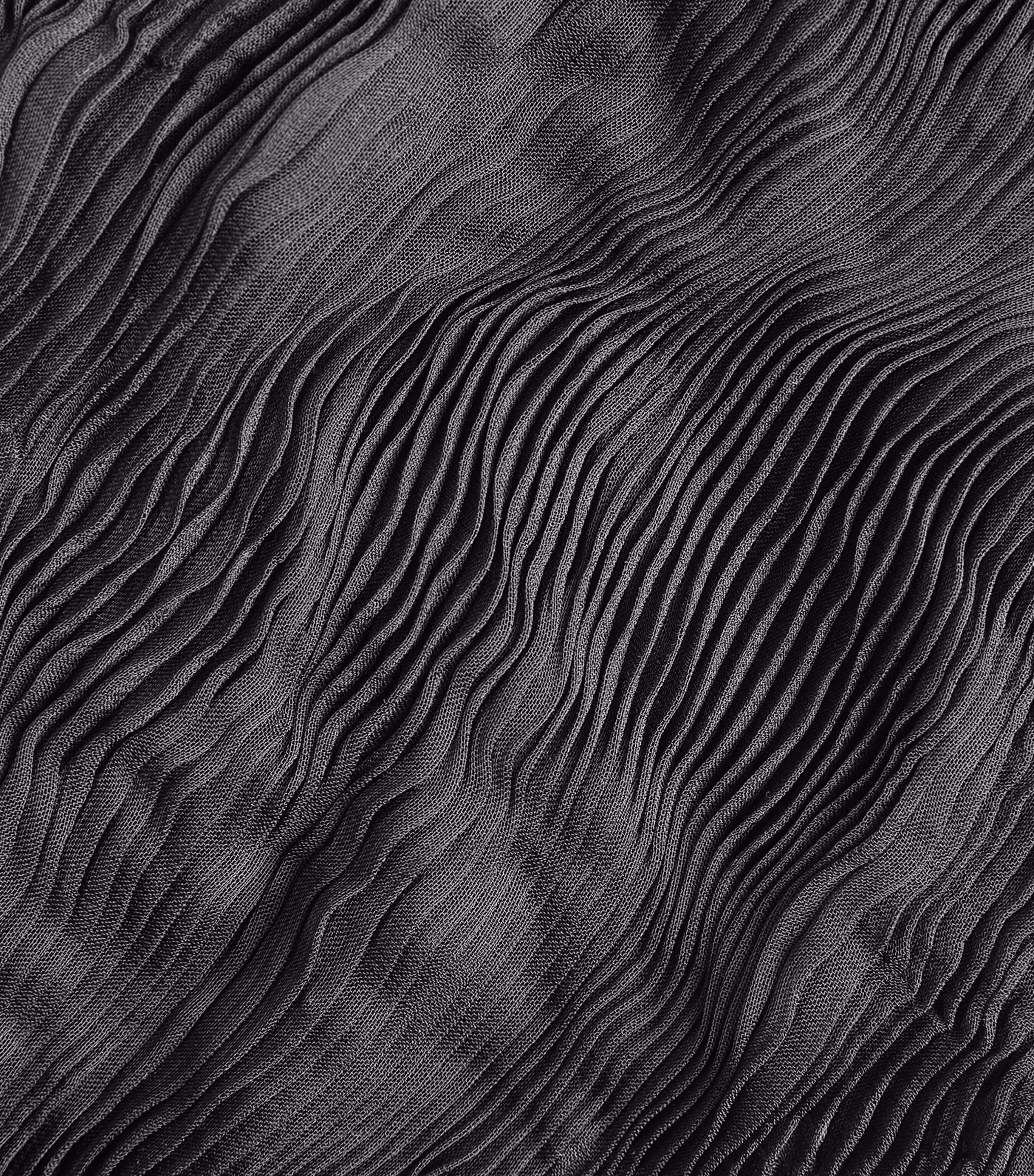 Issey Miyake Black Semi-Sheer Chiffon Twist Top | Harrods UK