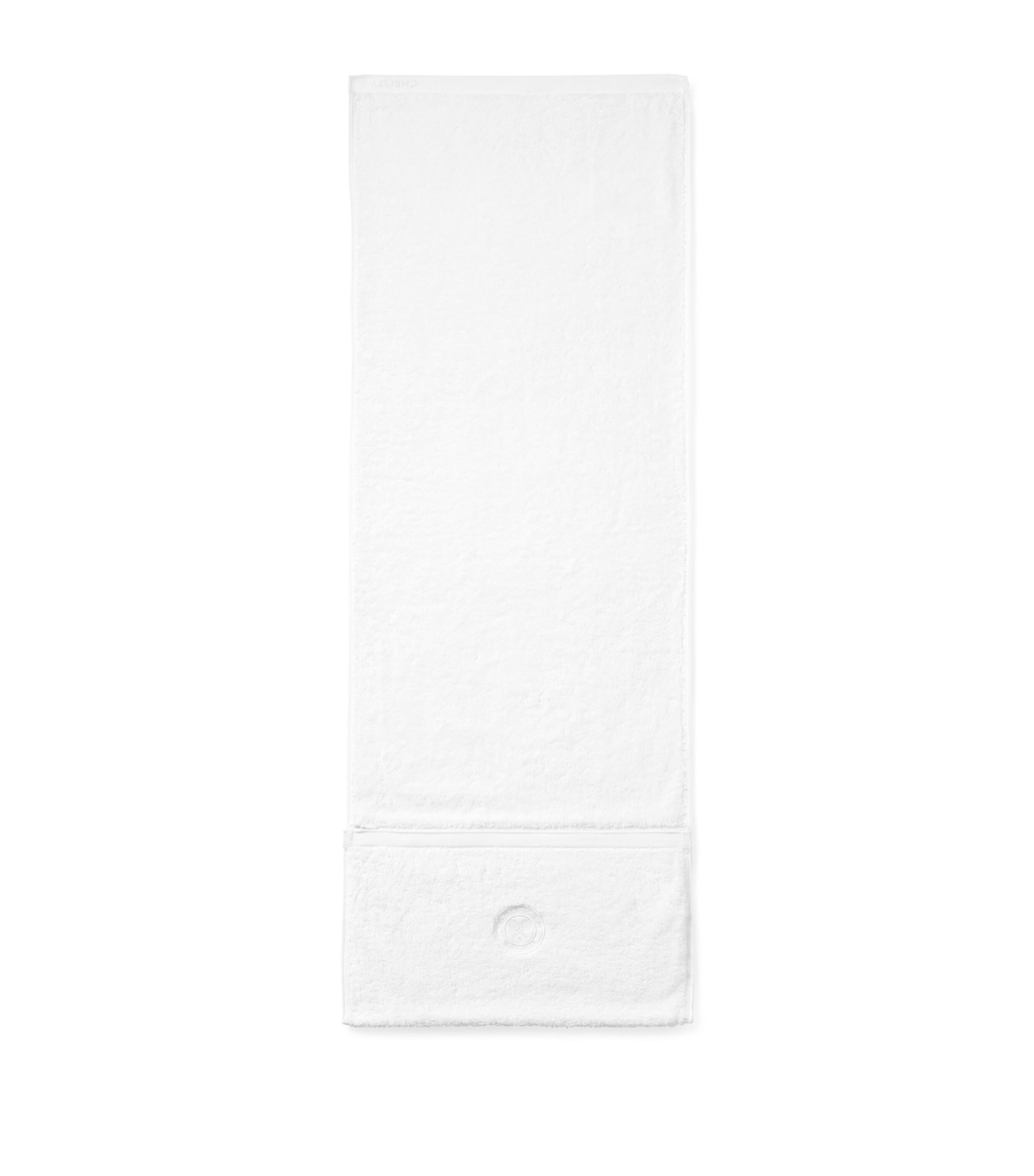 Christy x Wimbledon Logo Gym Towel (40cm x 120cm) White Image 1