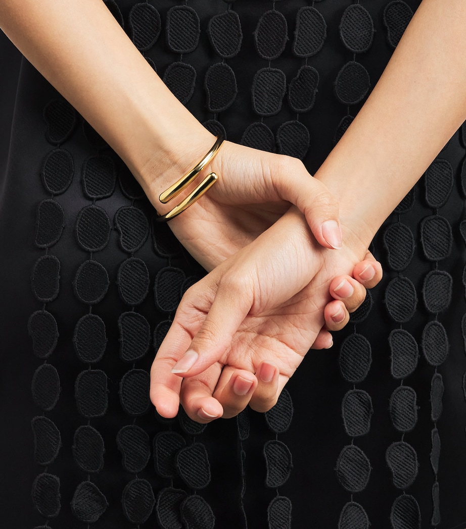 LIÉ STUDIO Gold-Plated The Olga Bangle Gold Image 2