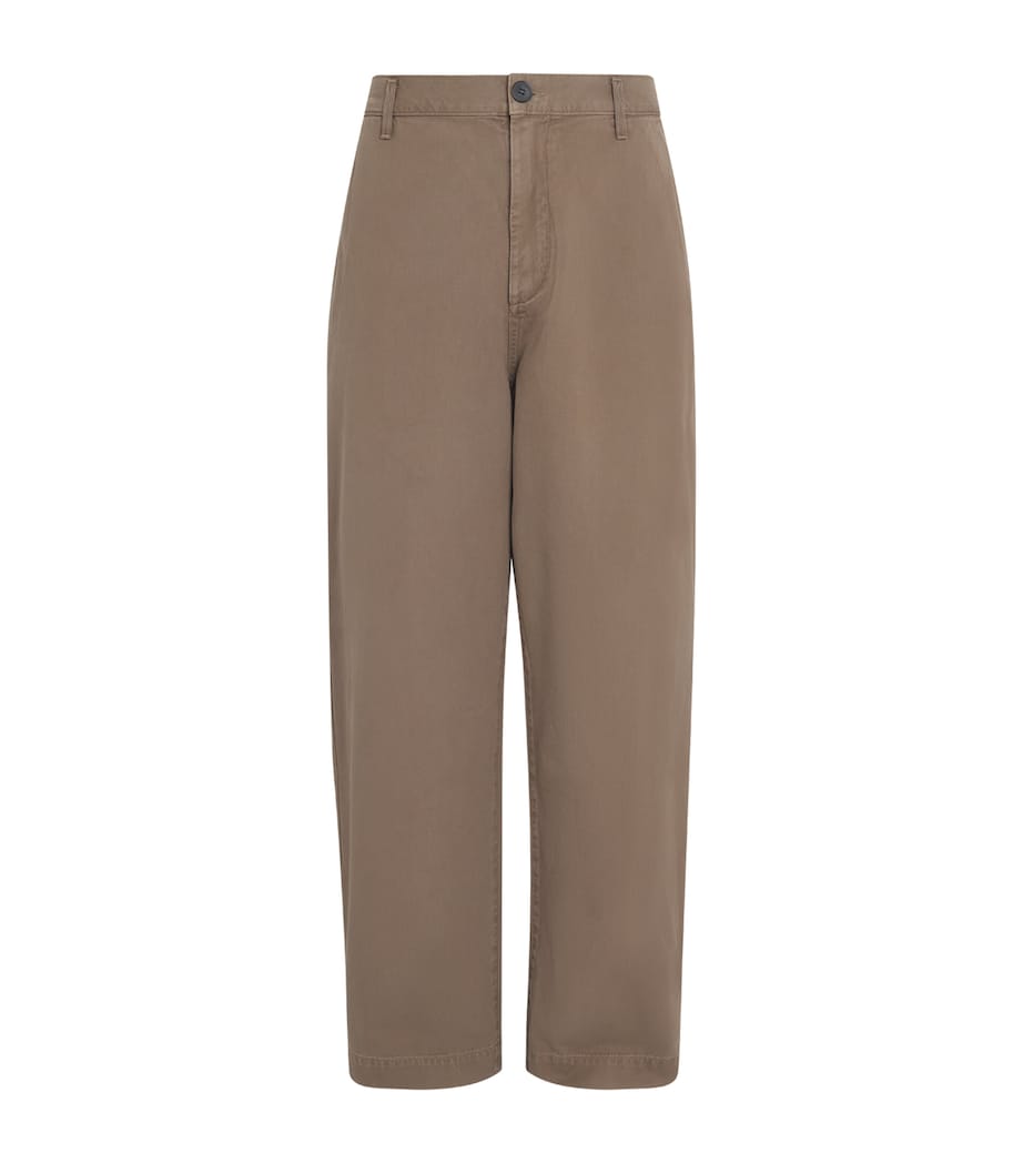 AGOLDE Mens Cotton Warrick Relaxed Trousers Rockwell Image 1