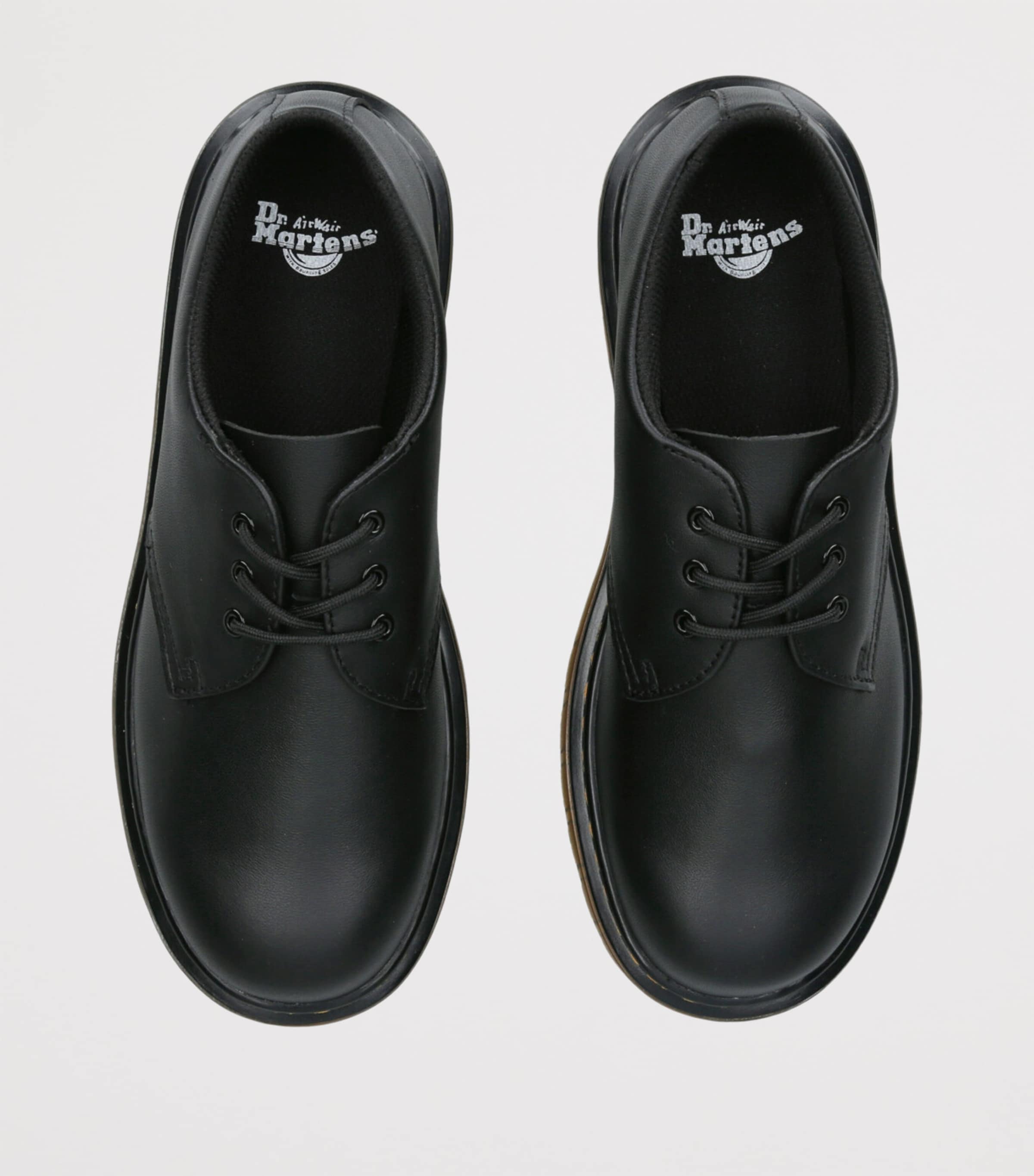 Leather 1461 Oxford Shoes BLACK Image 4