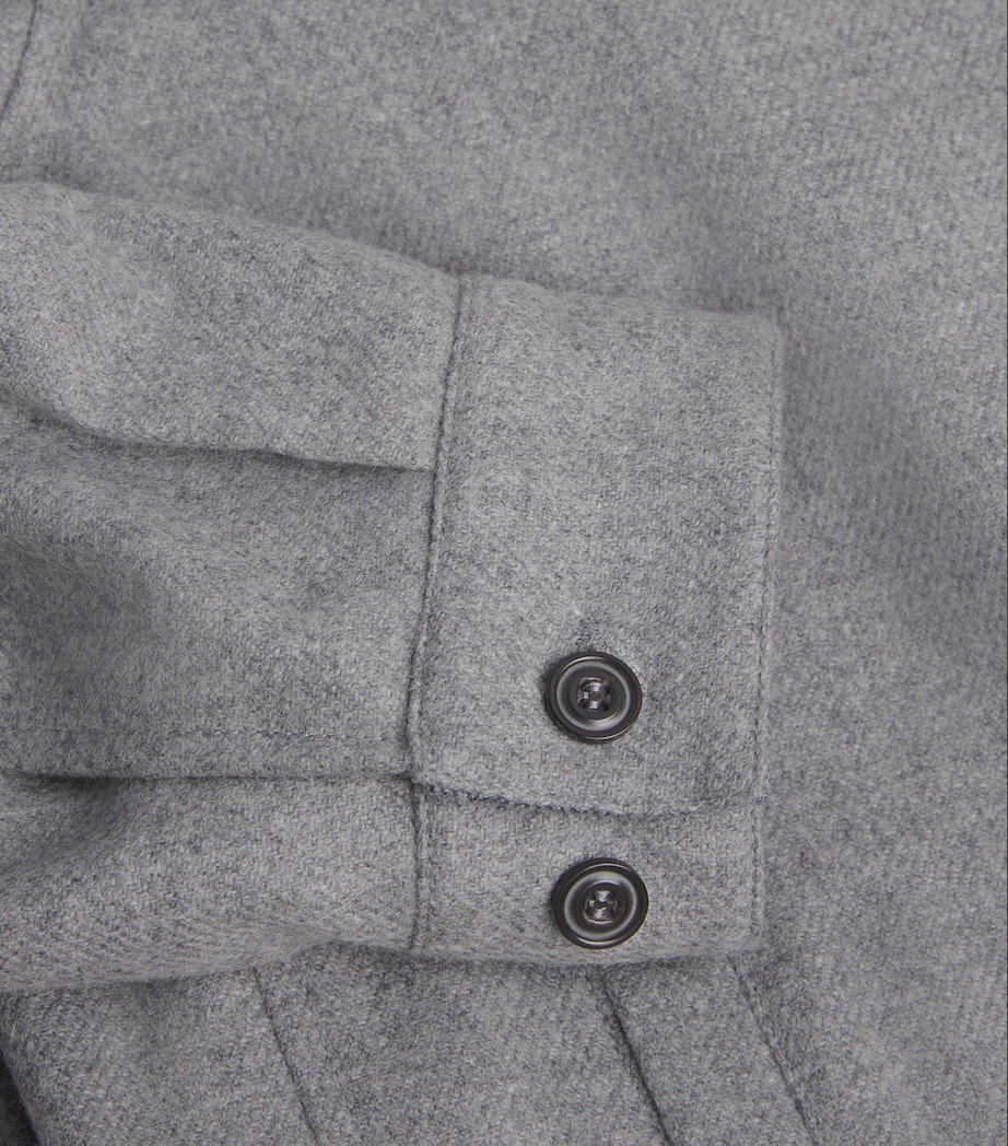 Wool-Cashmere Overshirt 67 GREY Image 5