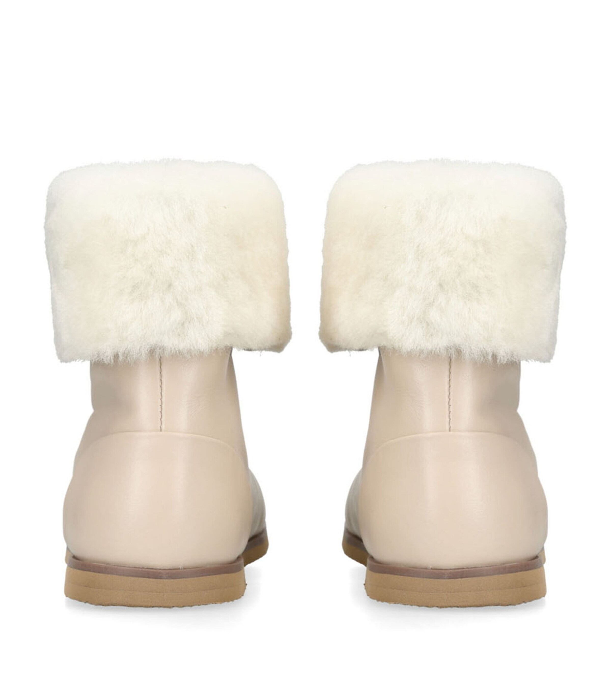Age of Innocence Leather-Shearling Ivy 3.0 Boots Cream Image 2
