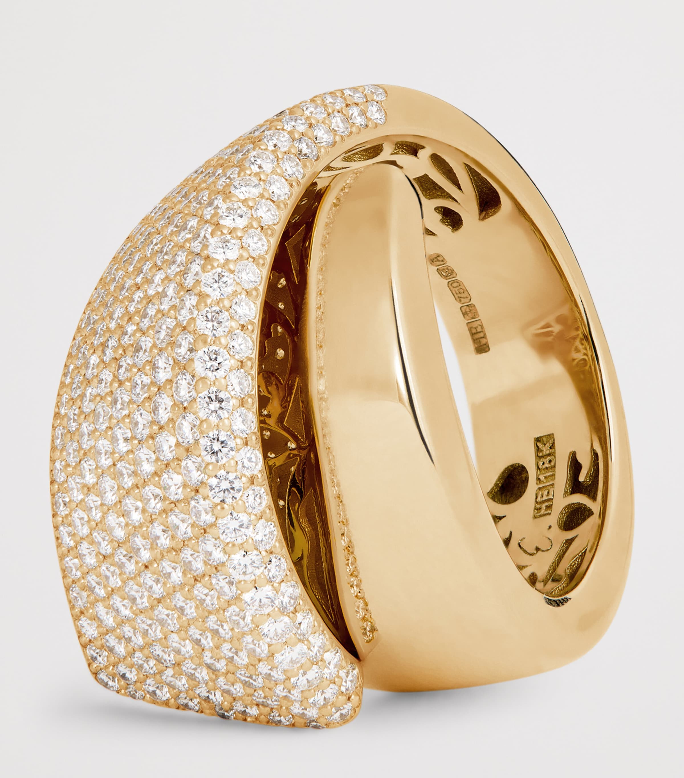 Yellow Gold and Diamond Divino Ring YELLOW GOLD Image 6