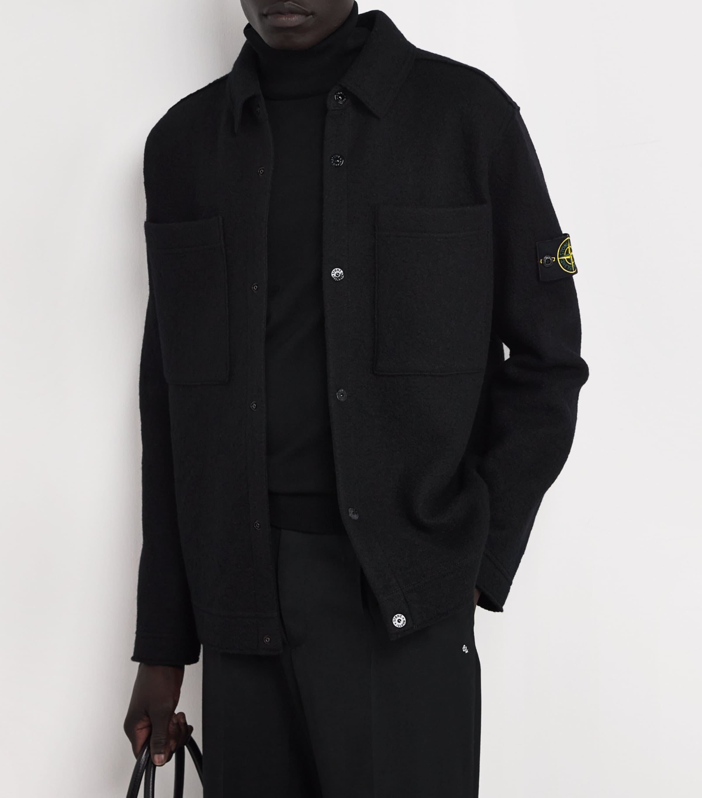 Virgin Wool Felt Overshirt V0029 Image 6