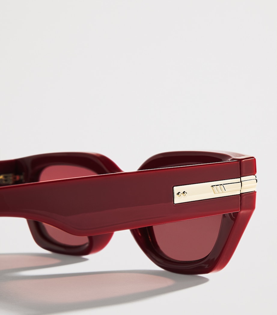 Le Specs Cubito Cat Eye Sunglasses Red Image 5
