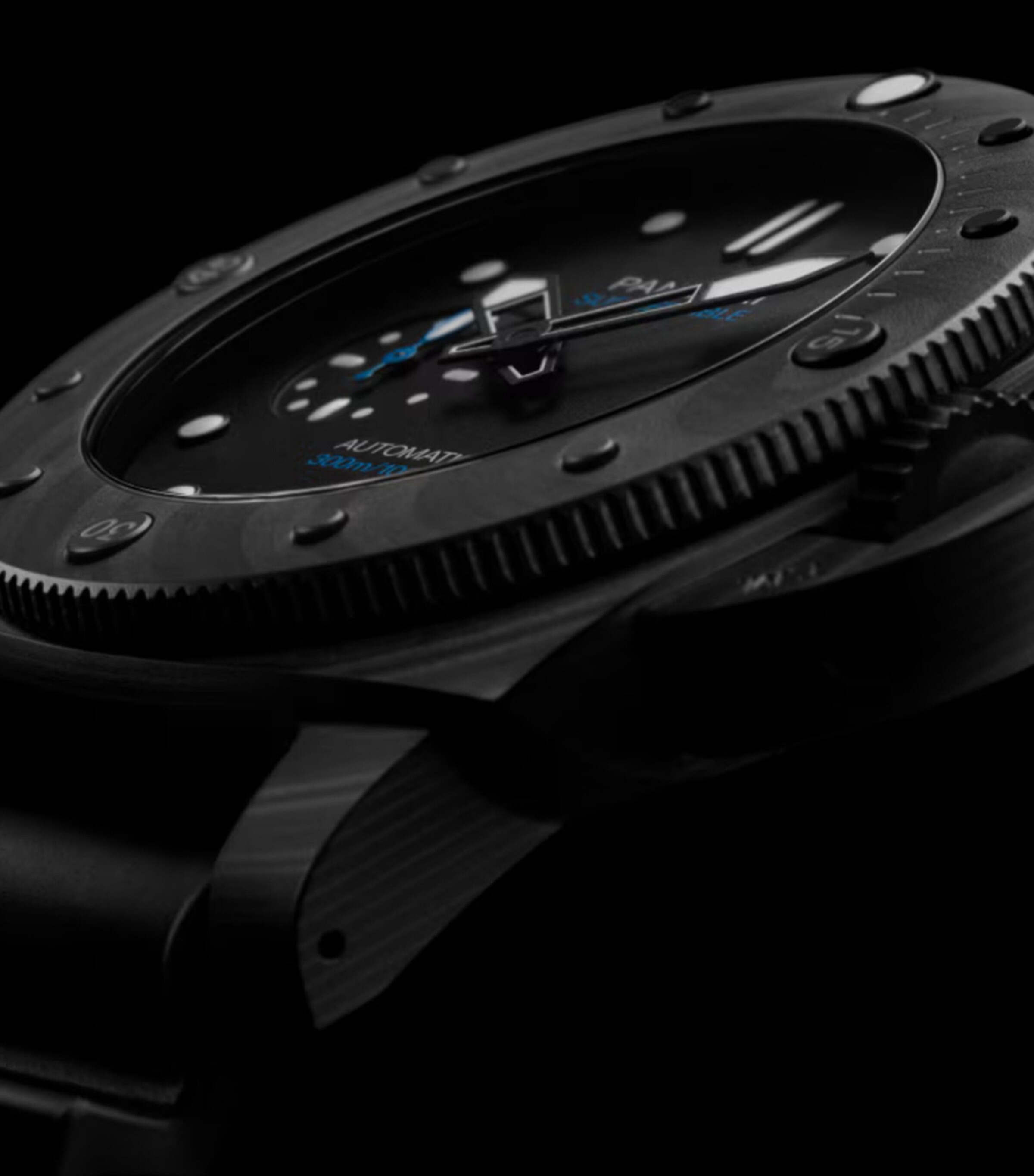 Panerai Carbotech Submersible Watch 42mm Black Image 4
