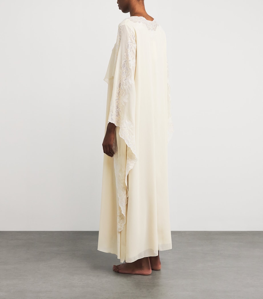 Silk Chiffon Miel Nightdress HONEY Image 3