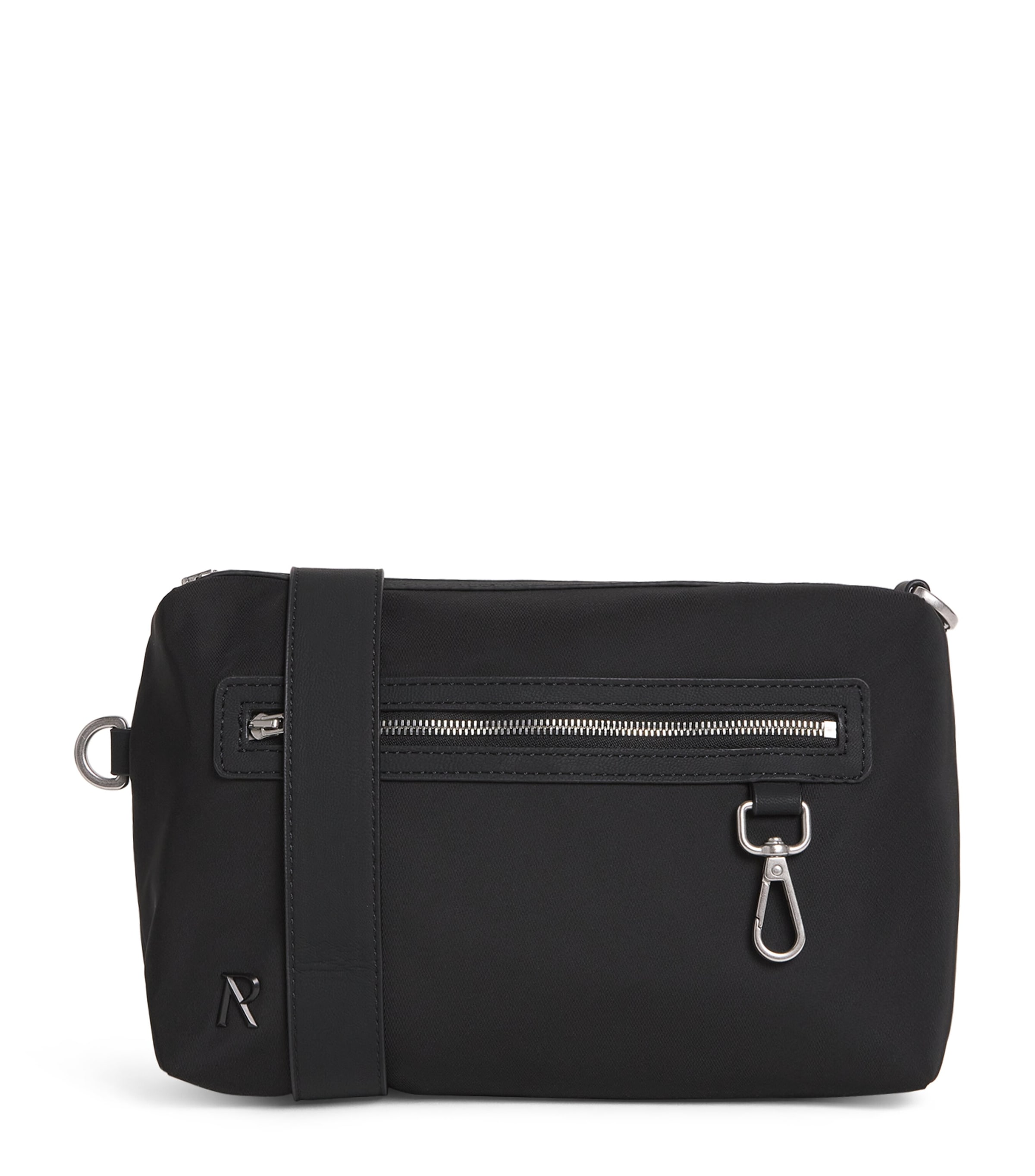 Nylon Cross-Body Bag BLACK Image 1