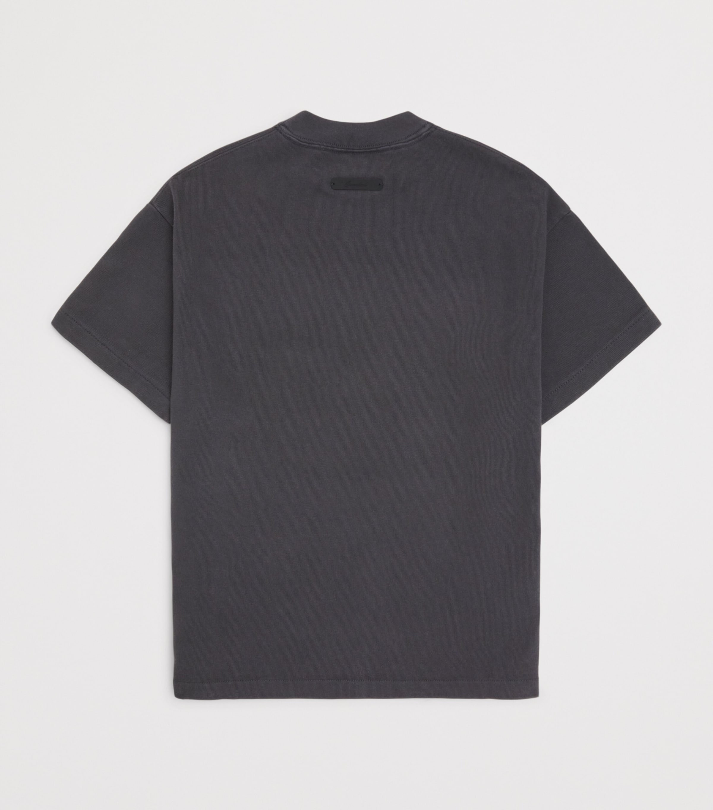 FEAR OF GOD ESSENTIALS KIDS Cotton Logo T-Shirt (2-16 Years) Faded Black Image 2