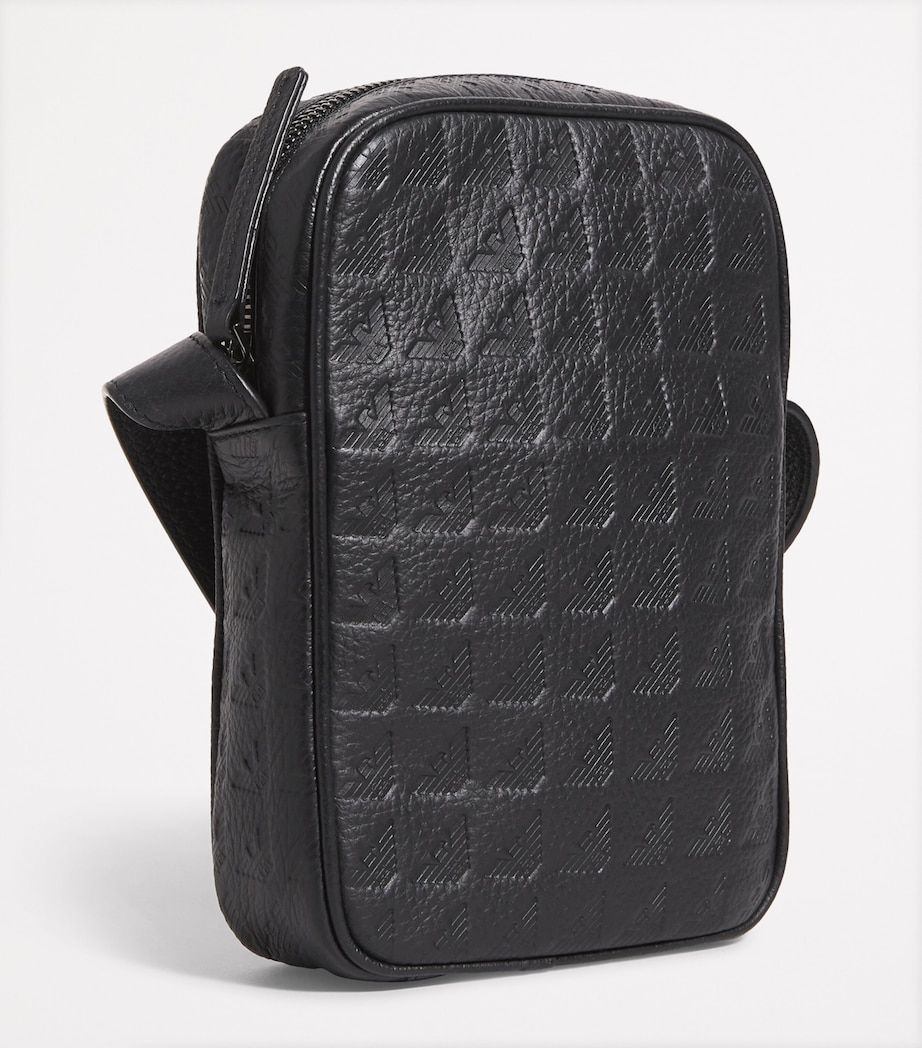 Leather Eagle Embossing Tech Cross-Body Bag UC001 Image 3