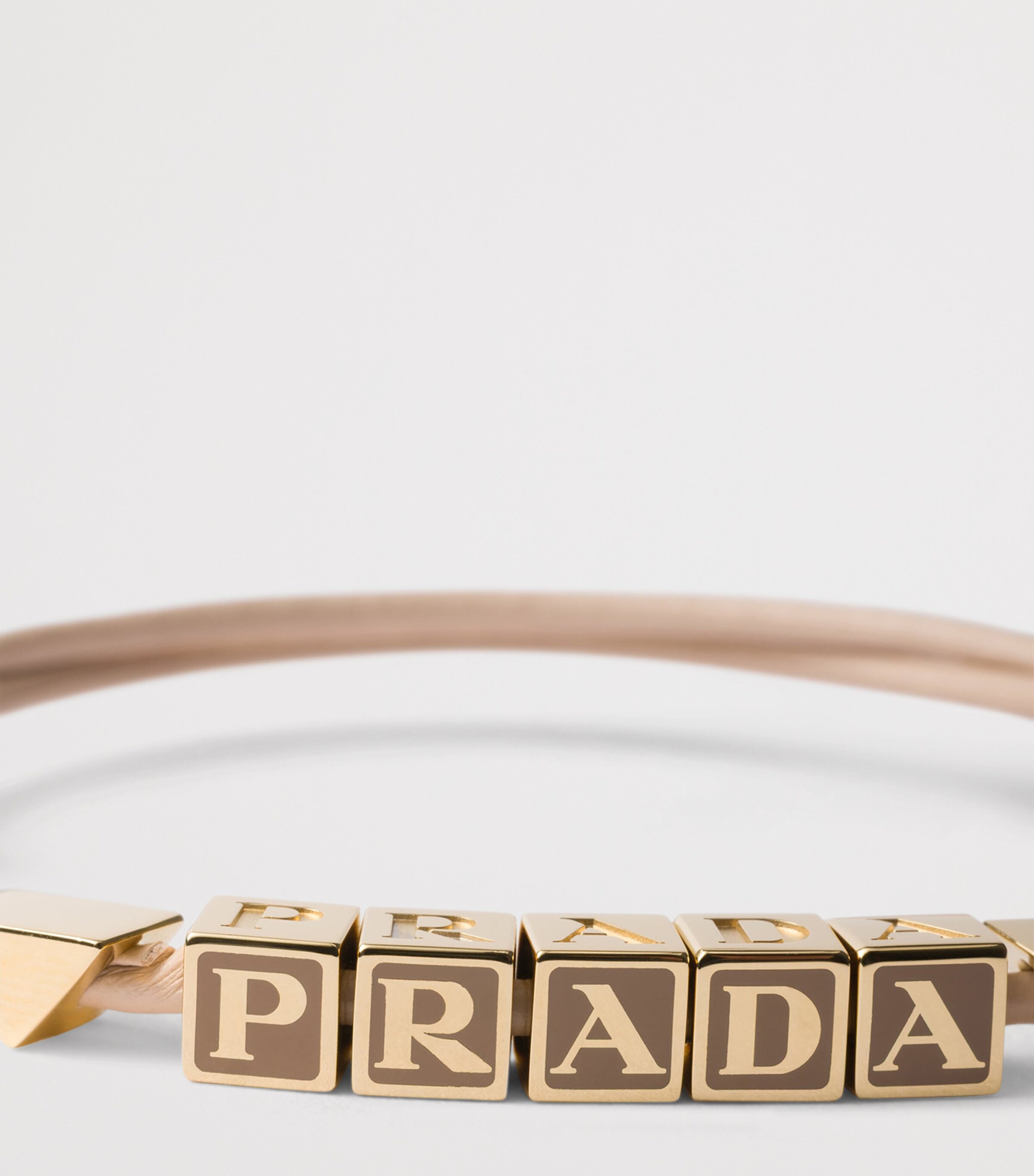 Nappa Leather Logo Bracelet F0236 Image 2