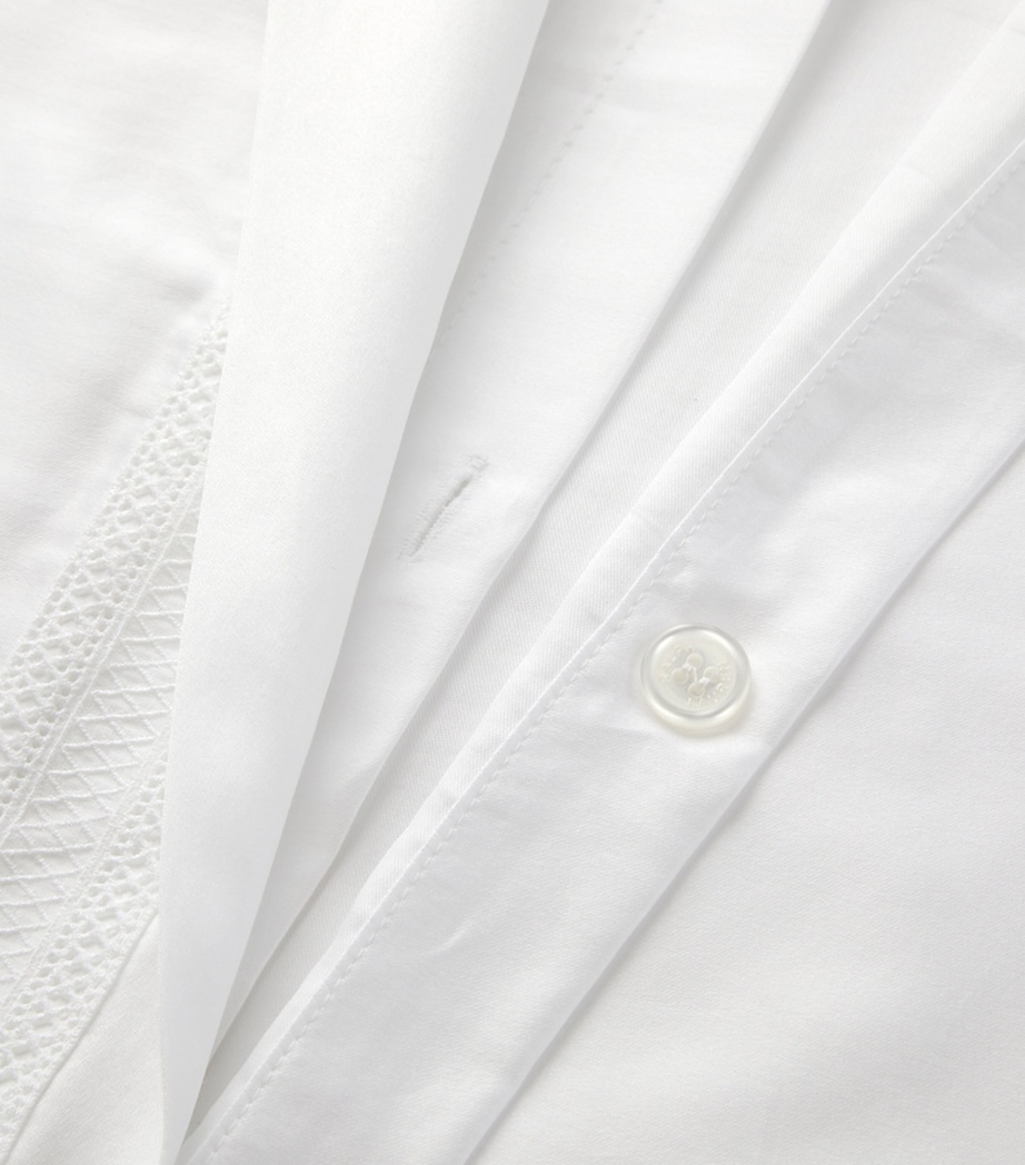 Ralph Lauren Home Cotton Sateen Alistair King Duvet Cover (240cm x 220cm) White Image 4
