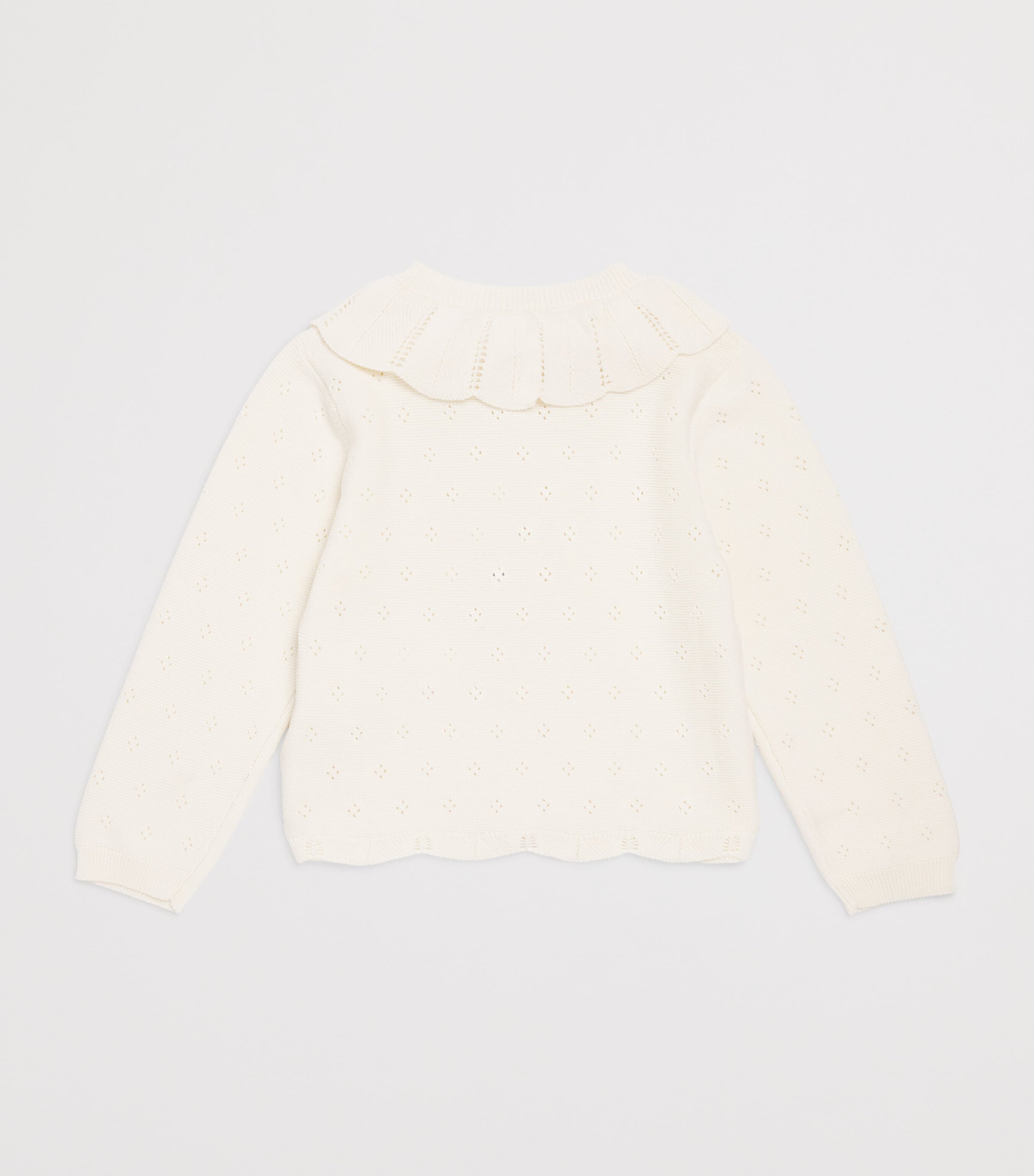Louise Misha Floral-Collar Mynalette Cardigan (3-4 Years) Image 2
