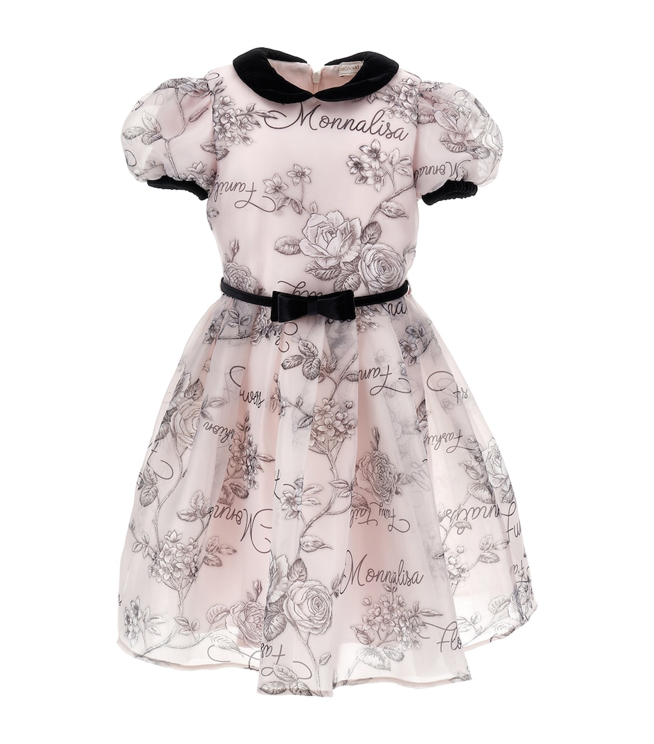 Floral Print Belted Dress (2-12 Years) ROSA ANTICO+NERO Image 1