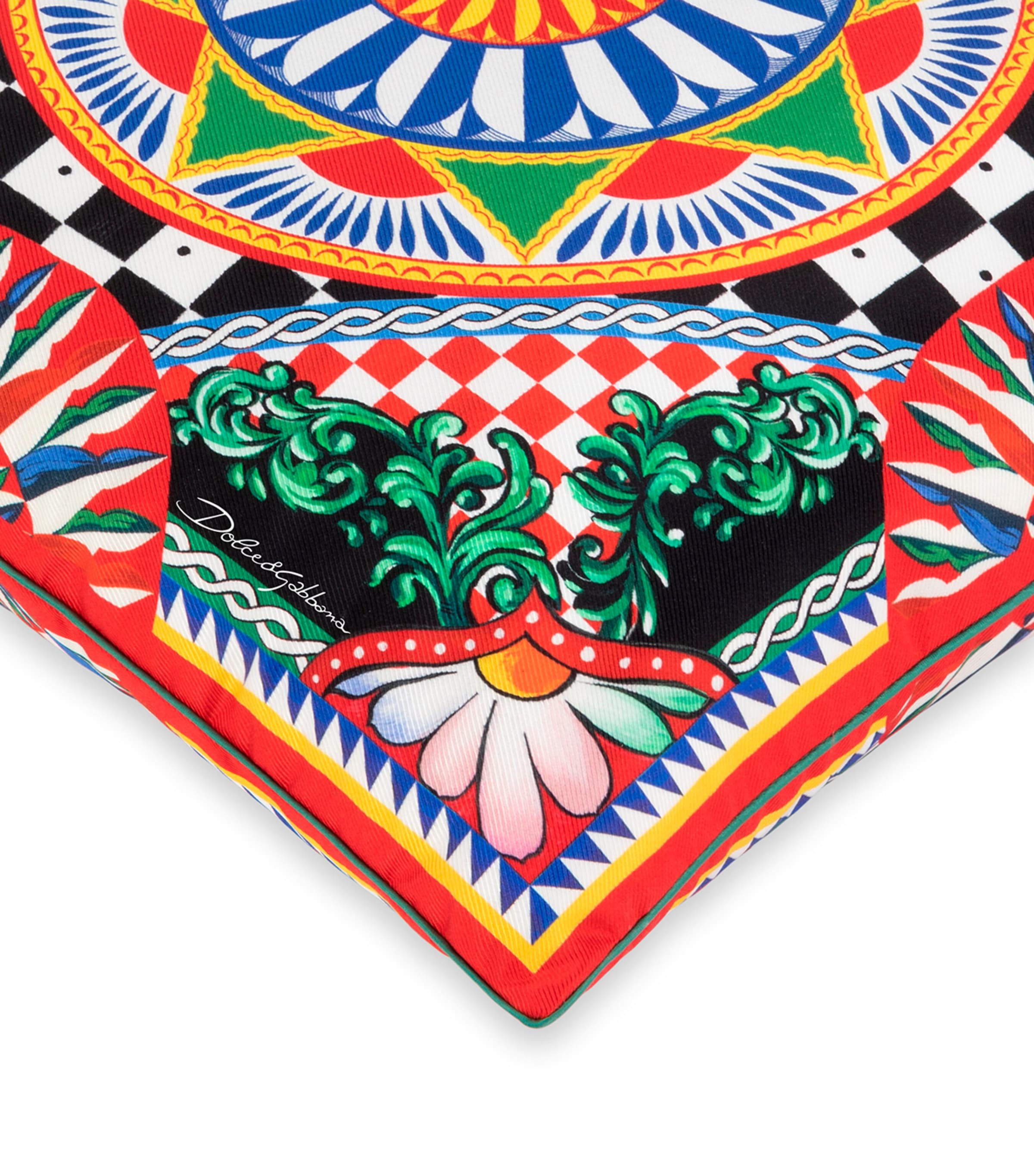 Silk Carretto Square Cushion (45cm x 45cm) UC079 CARRETTO MULTI Image 2