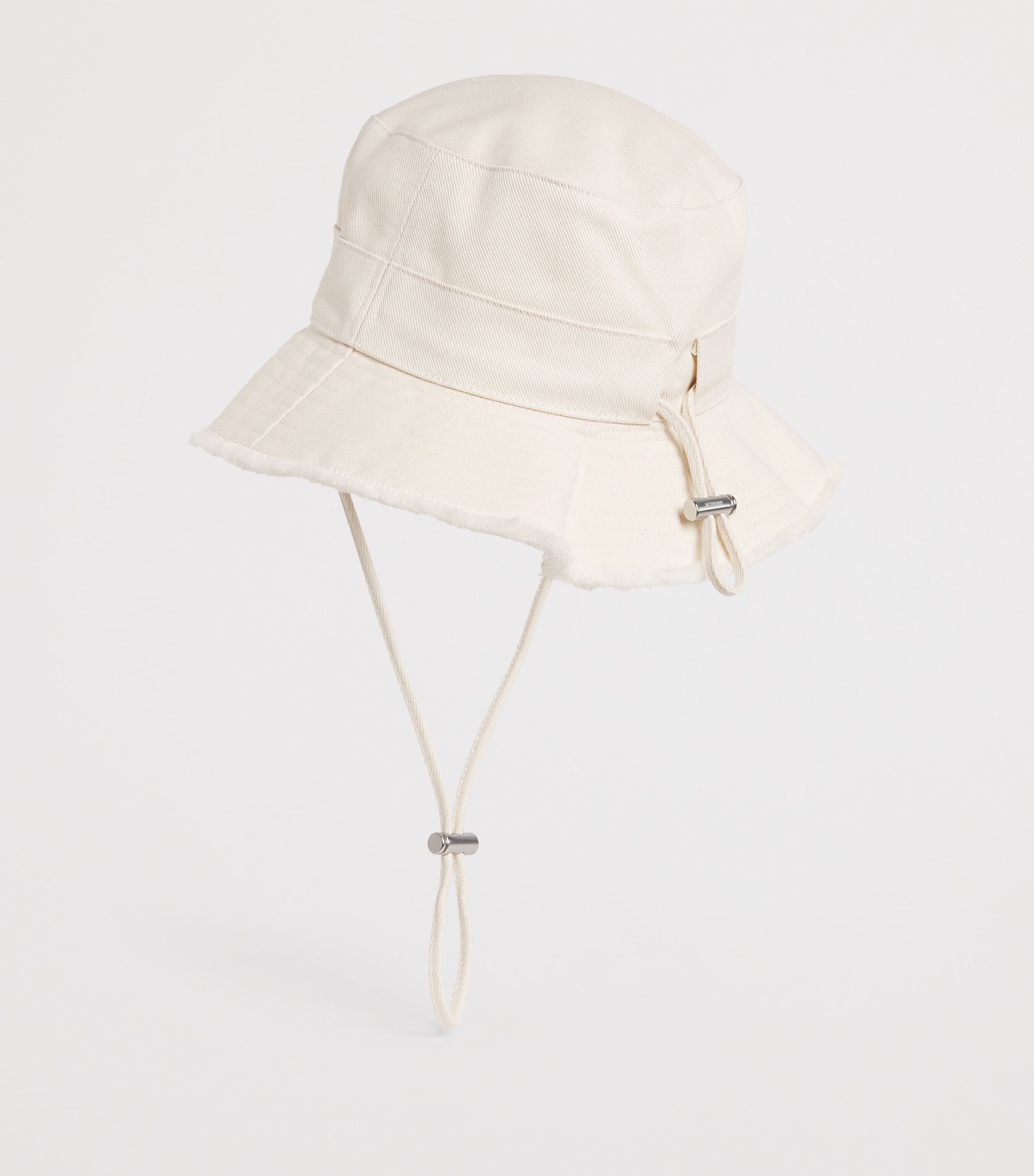 【JACQUEMUS】 Artichaut cotton canvas bucket hat Artichaut cotton canvas bucket hat in beige - Jacquemus