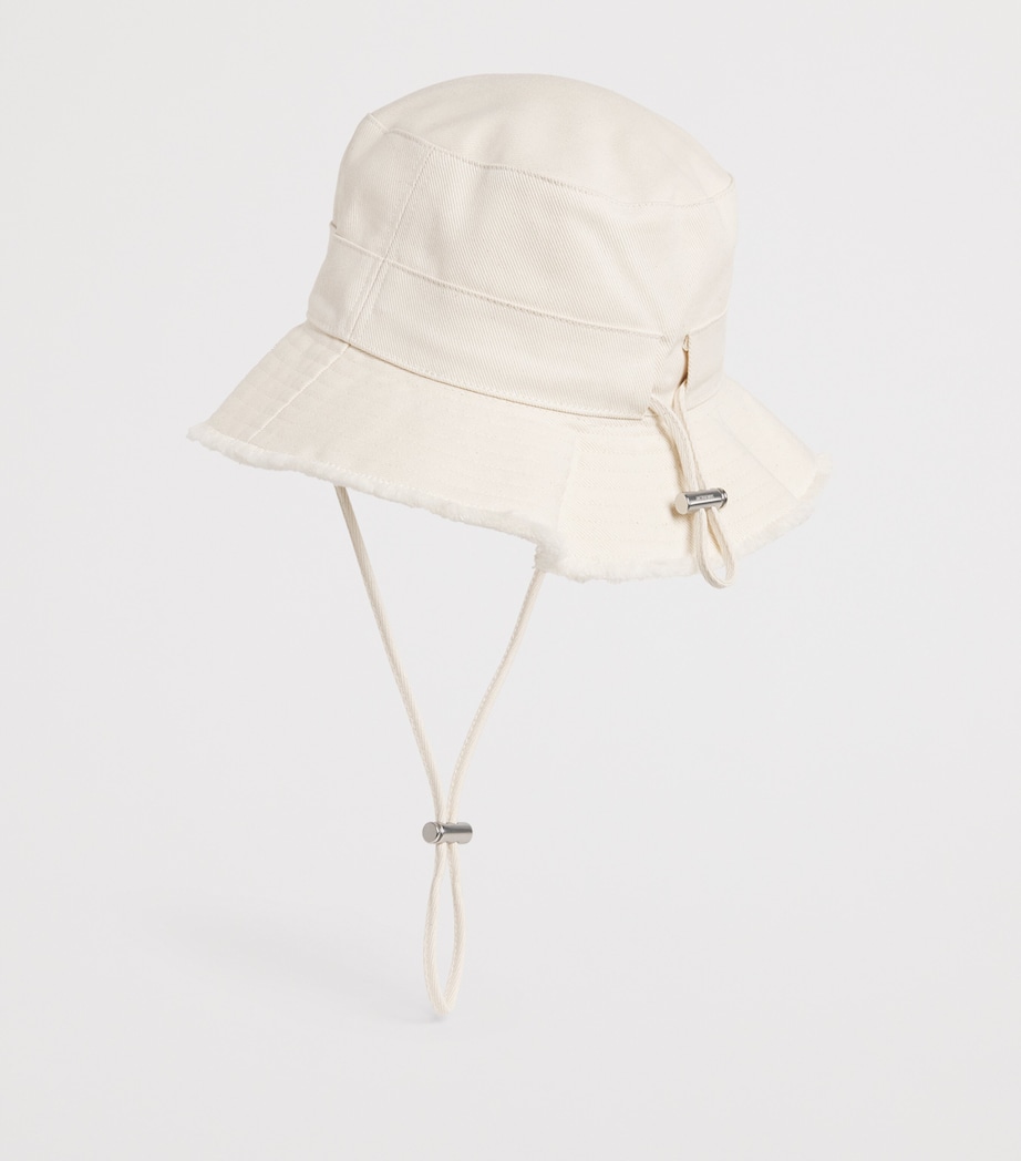 Cotton Artichaut Bucket Hat 110 OFF-WHITE Image 3