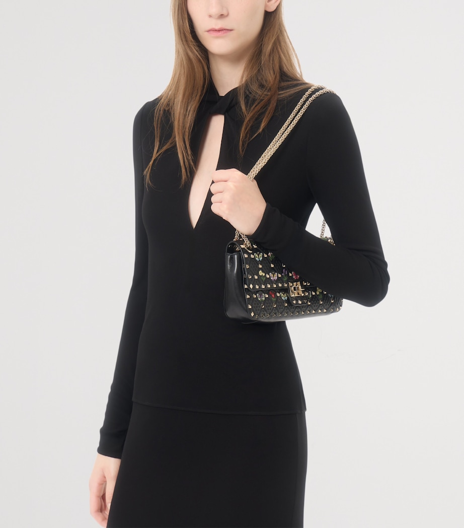Valentino Womens Keyhole Long-Sleeve Top Image 7