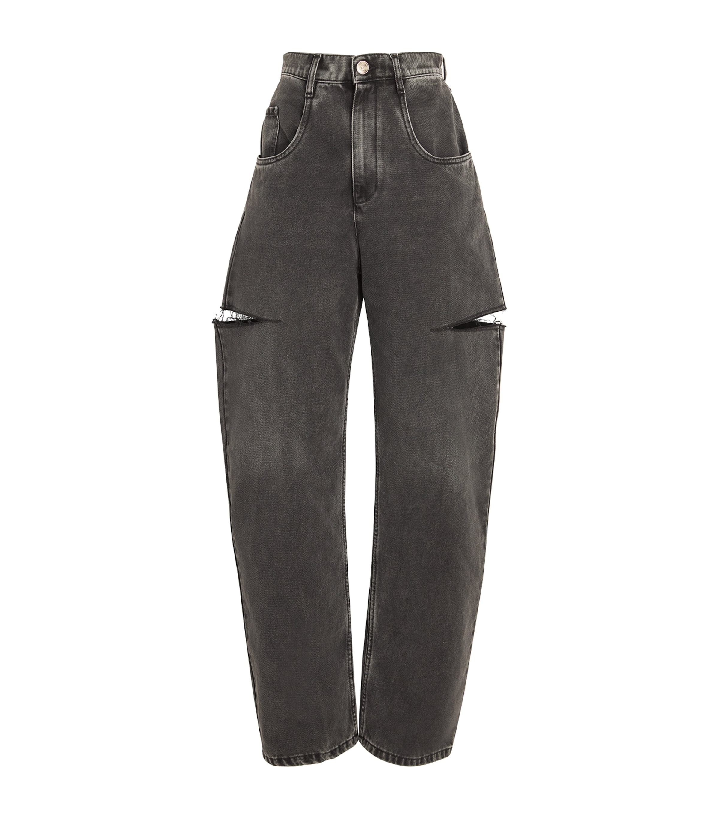 MAISON MARGIELA CUT-OUT STRAIGHT JEANS 