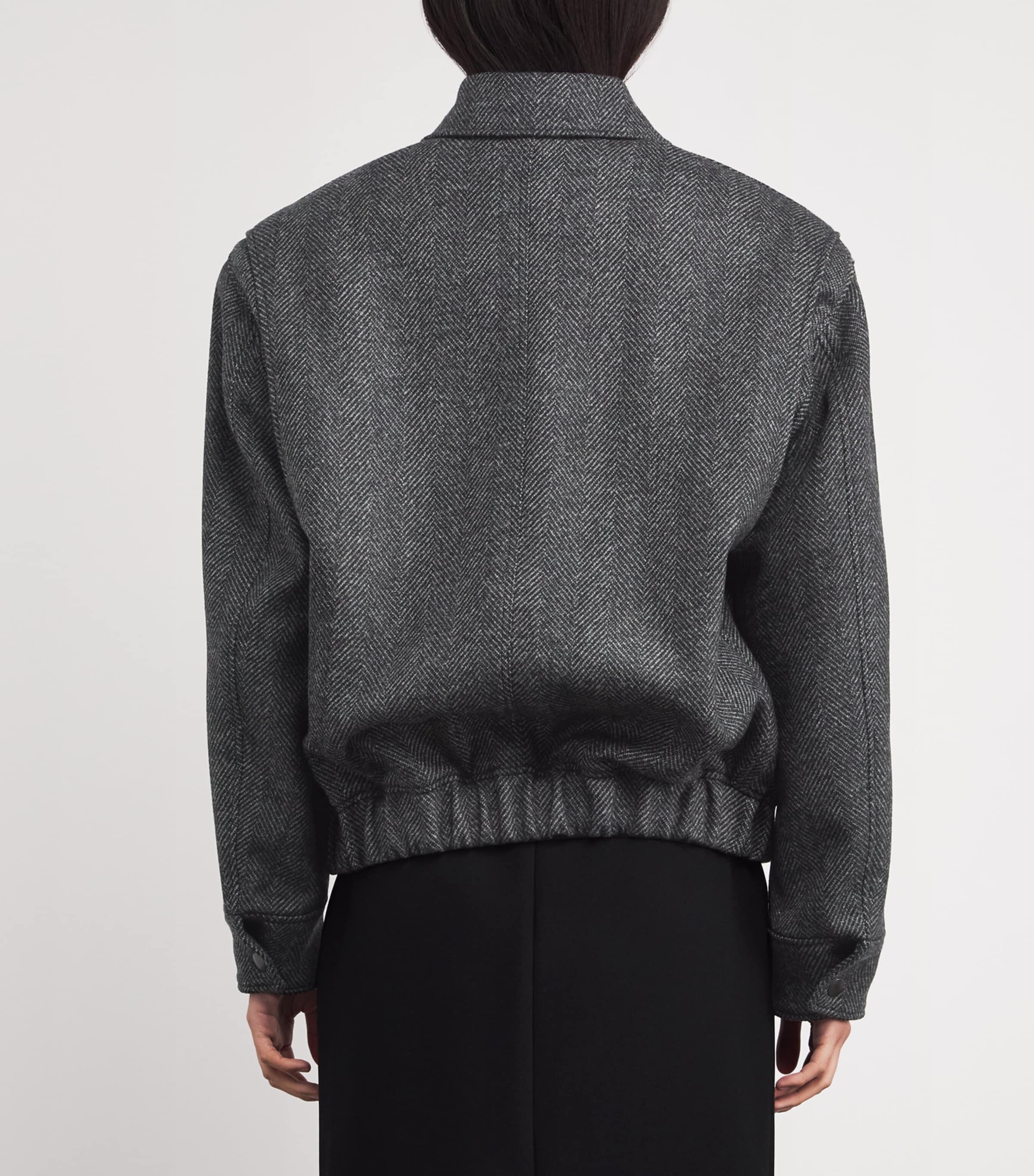 Wool Herringbone Field Jacket 1290 STEEPLE GRAY Image 4