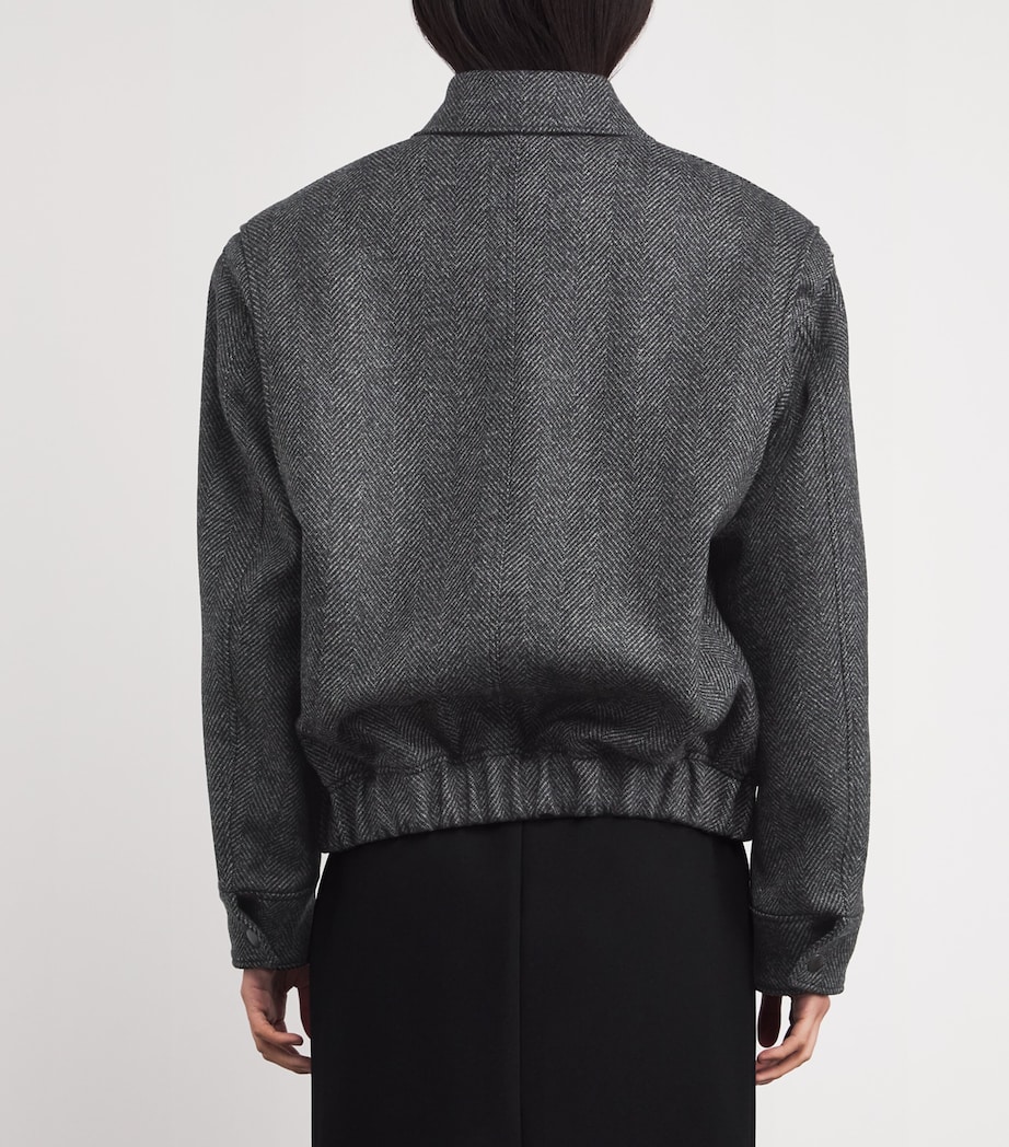 Wool Herringbone Field Jacket 1290 STEEPLE GRAY Image 4