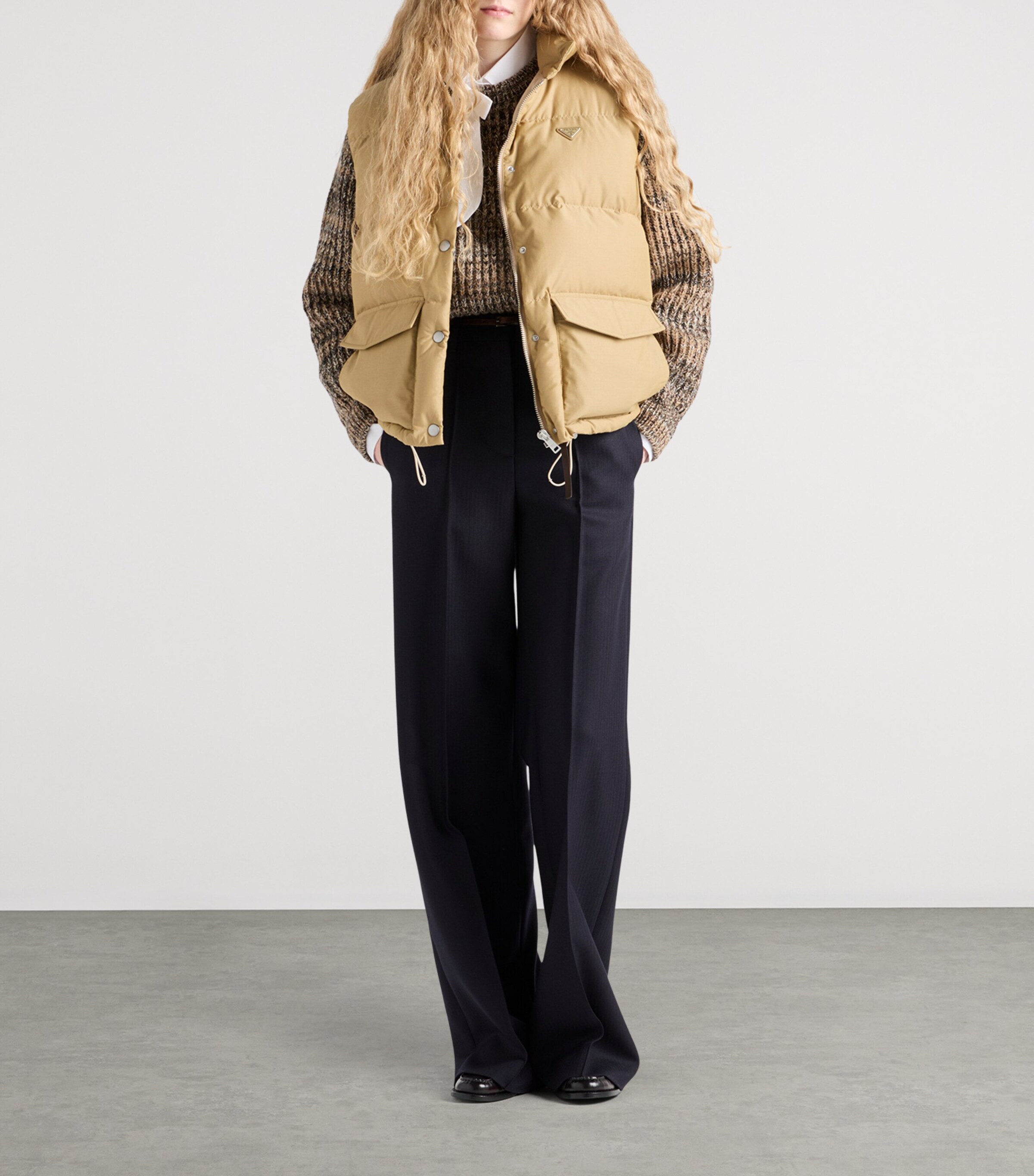 Prada Womens Down-Filled Gilet Image 2