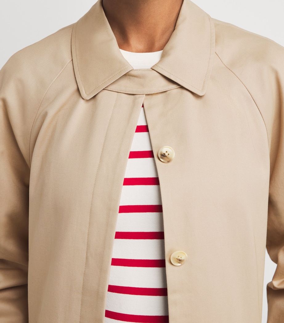 Cotton Trench Coat BEIGE Image 6
