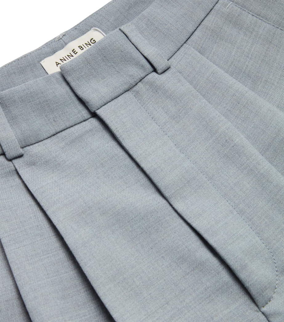 Carrie High-Rise Tailored Shorts BLUE Image 2