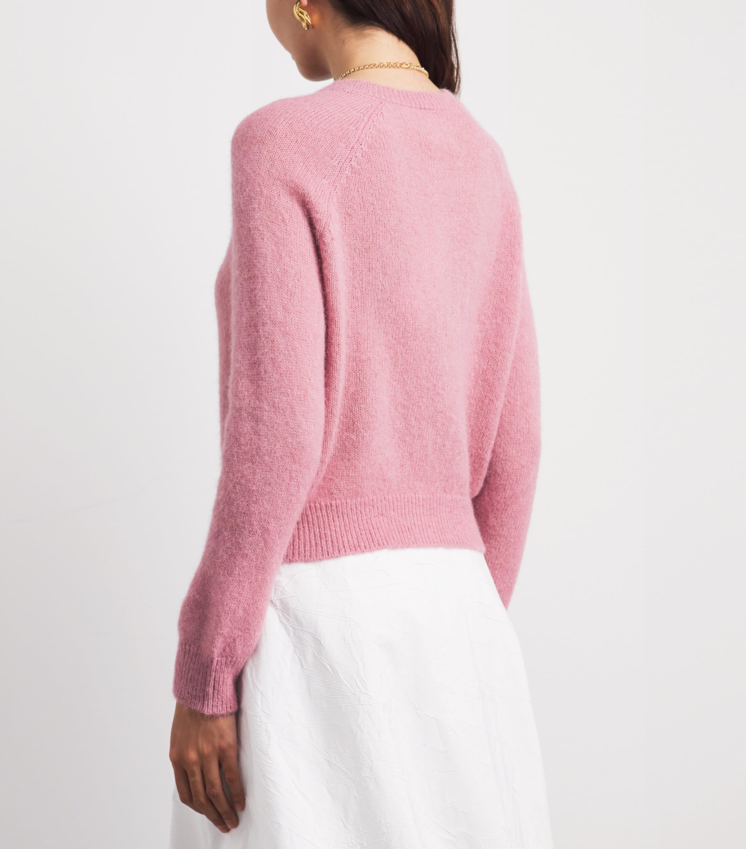 DÔEN Womens Knit Petra Cardigan Rosebud Image 5