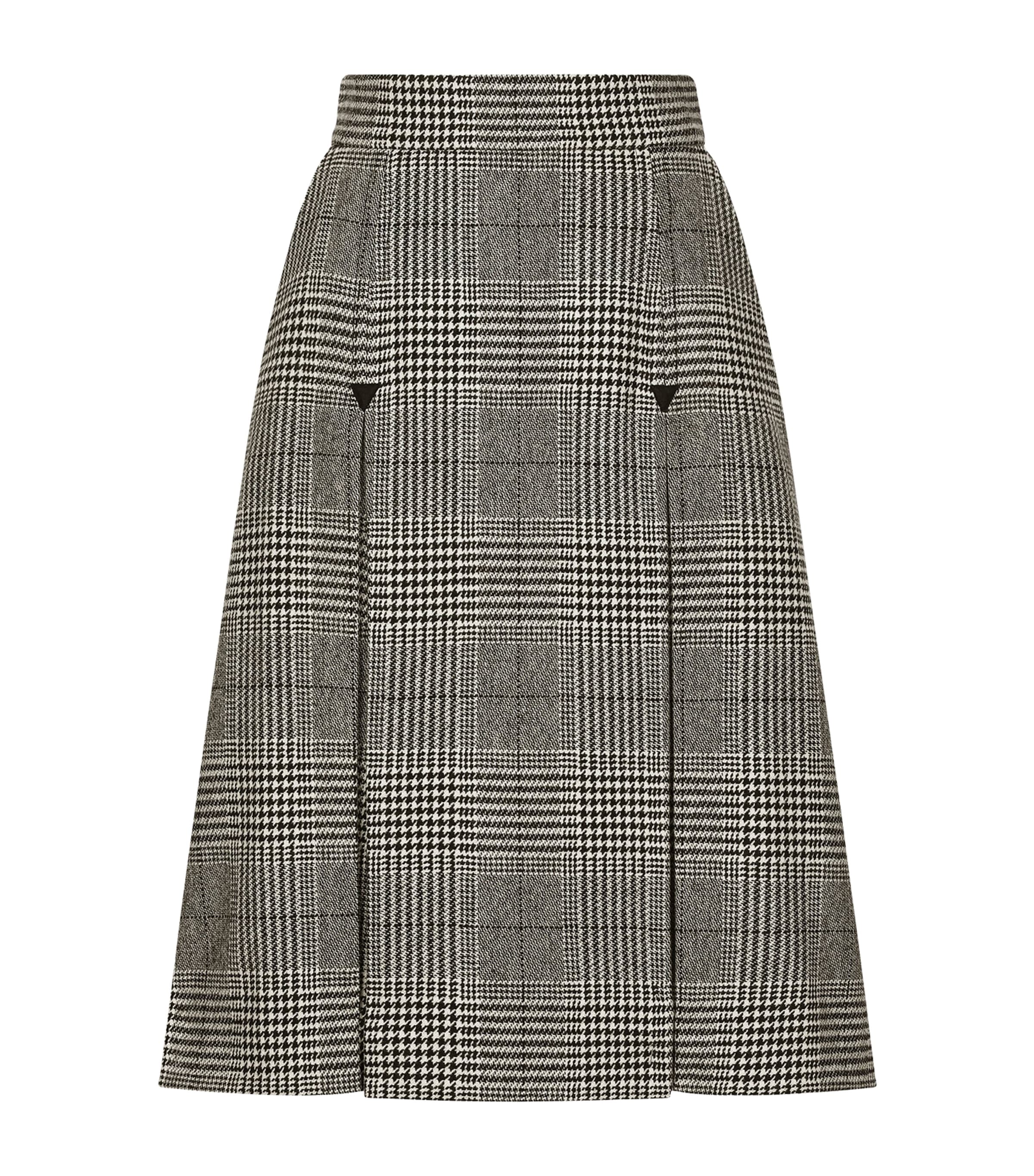 Dolce & Gabbana Pied De Poule Midi Skirt