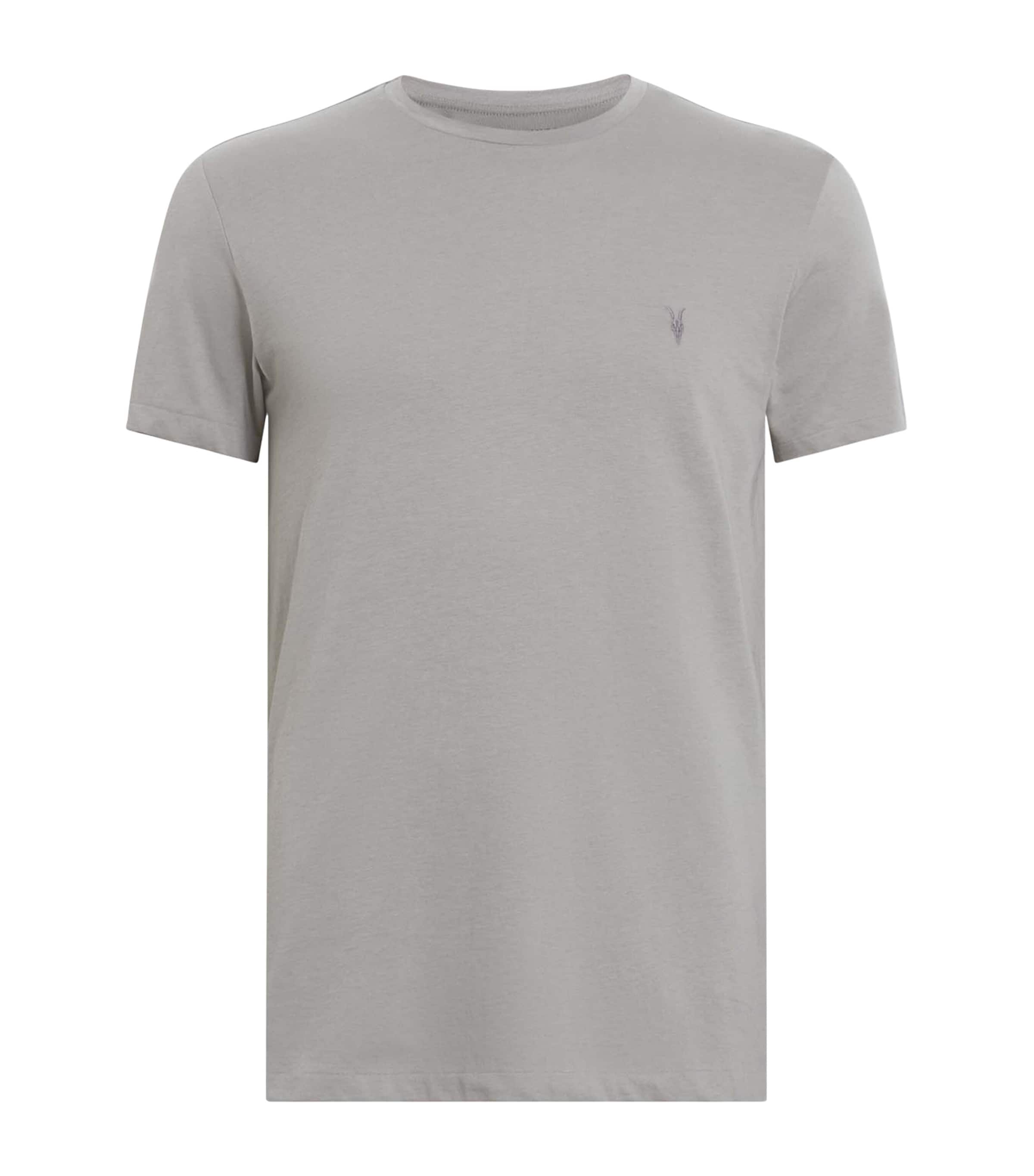 Shop Allsaints Organic Cotton Tonic T-shirt In Grey