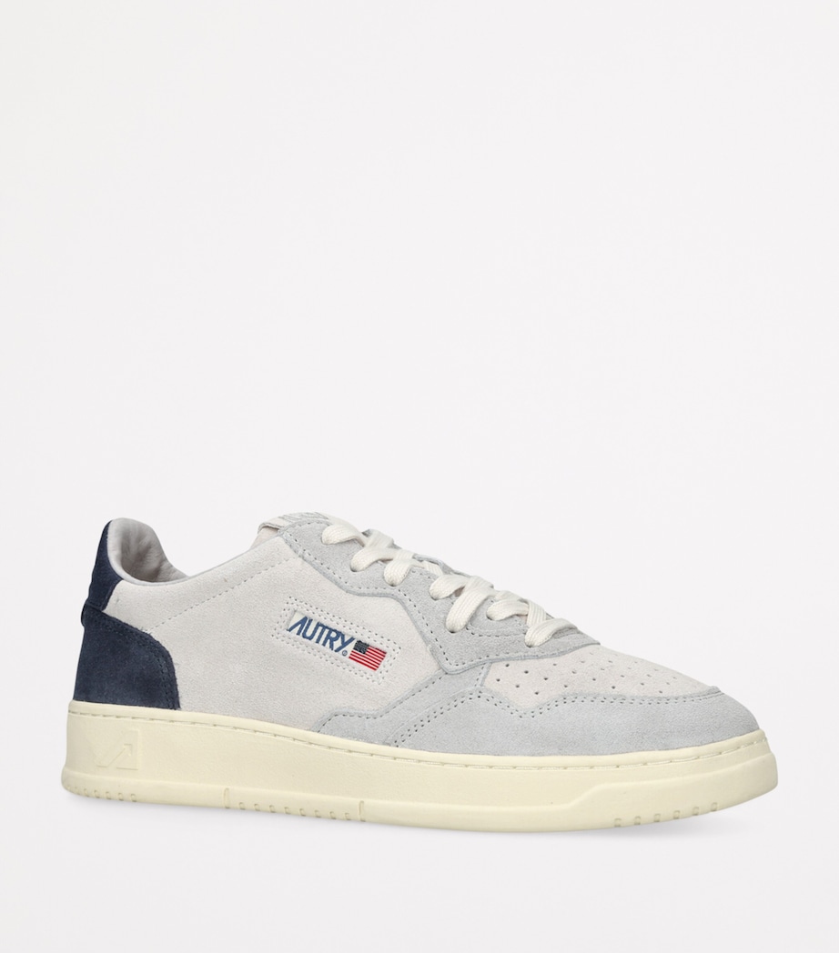 Leather Medalist Tri Sneakers BLUE OTHER Image 3