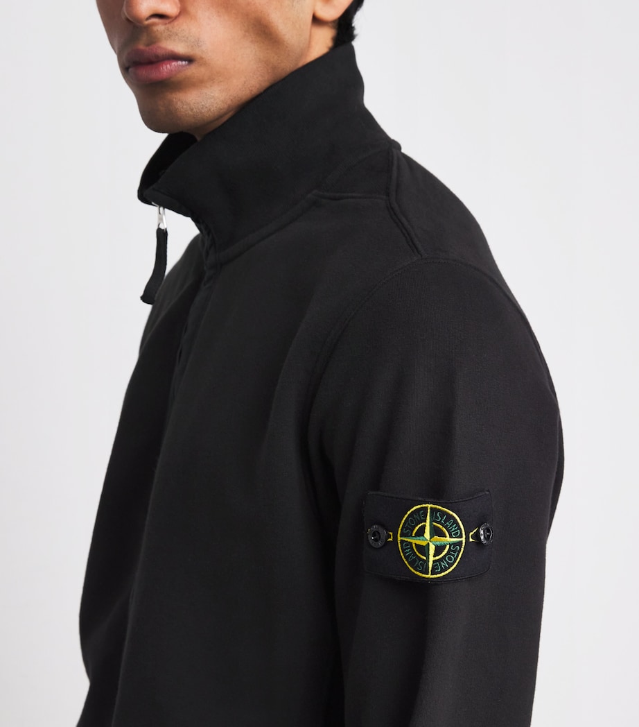 Cotton Zip-Up Sweatshirt V0029 Image 6