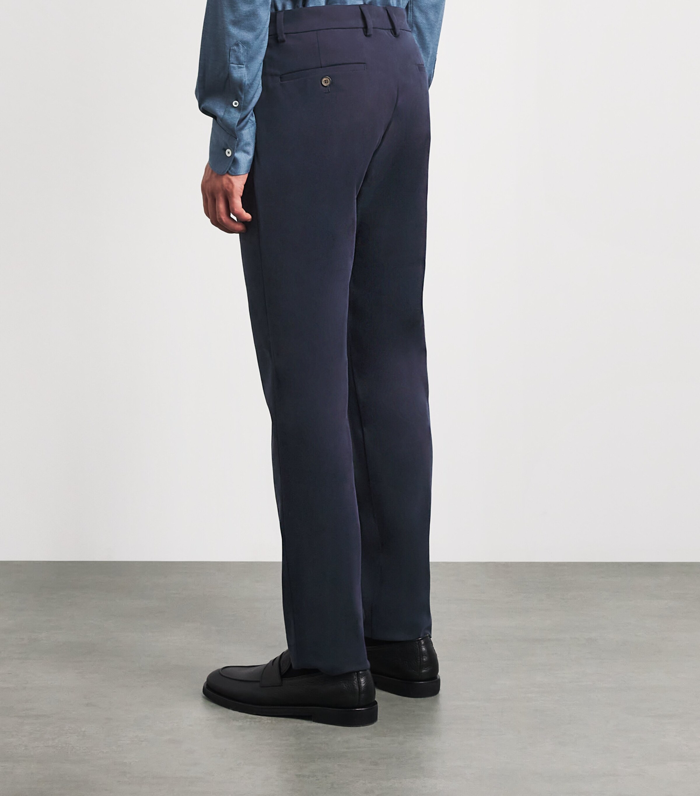 Paul & Shark Mens X-Soft Straight Chinos Profondo Blu Image 5