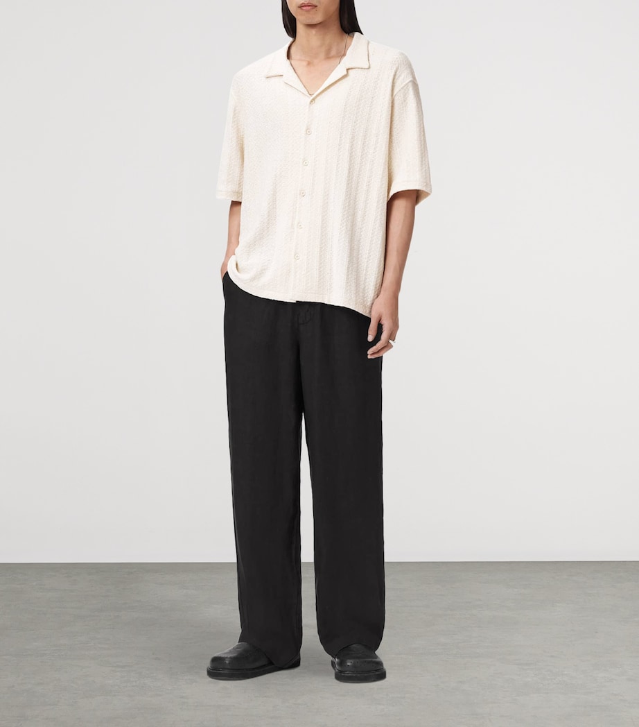 Linen Sharp Trousers SHADED BLACK Image 2